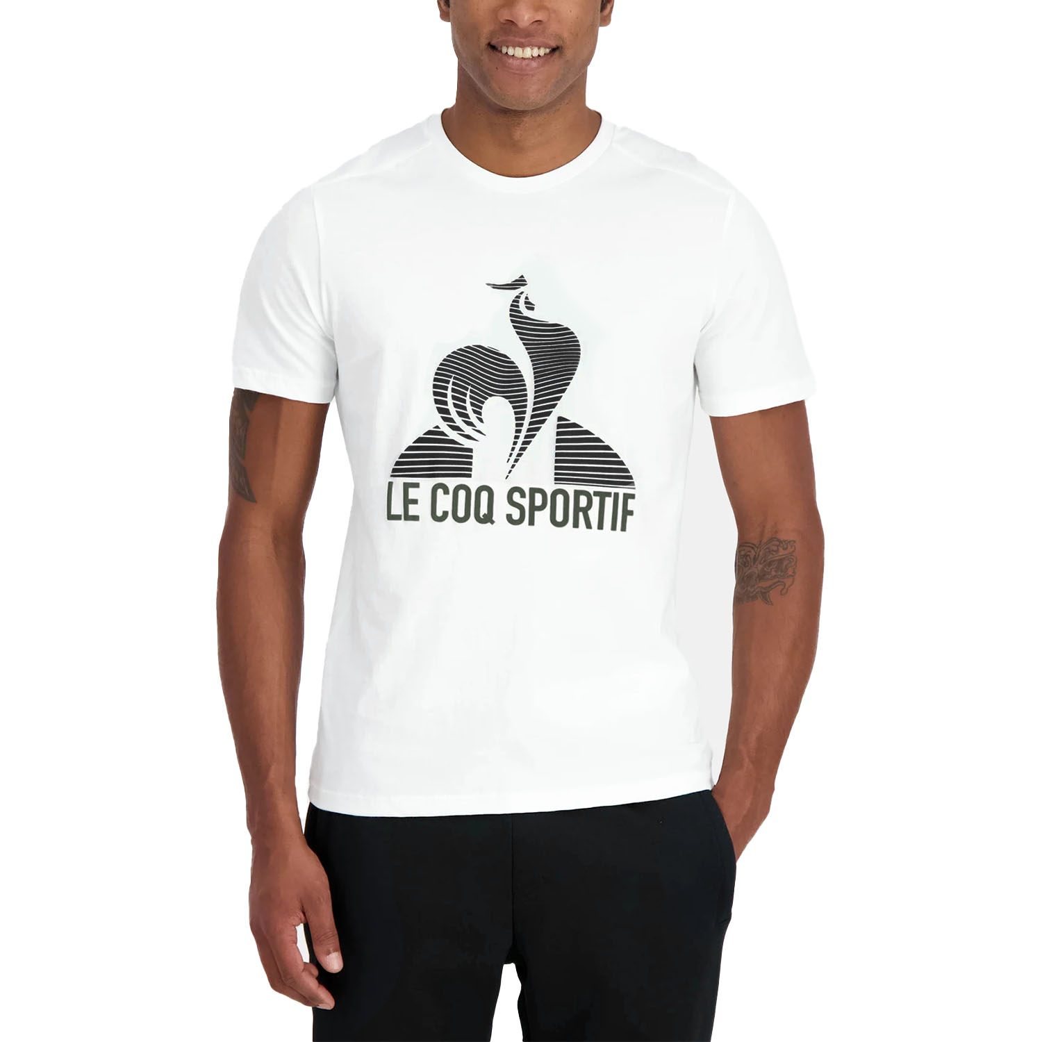 Le Coq Sportif Fanwear T-Shirt - Marshmallow