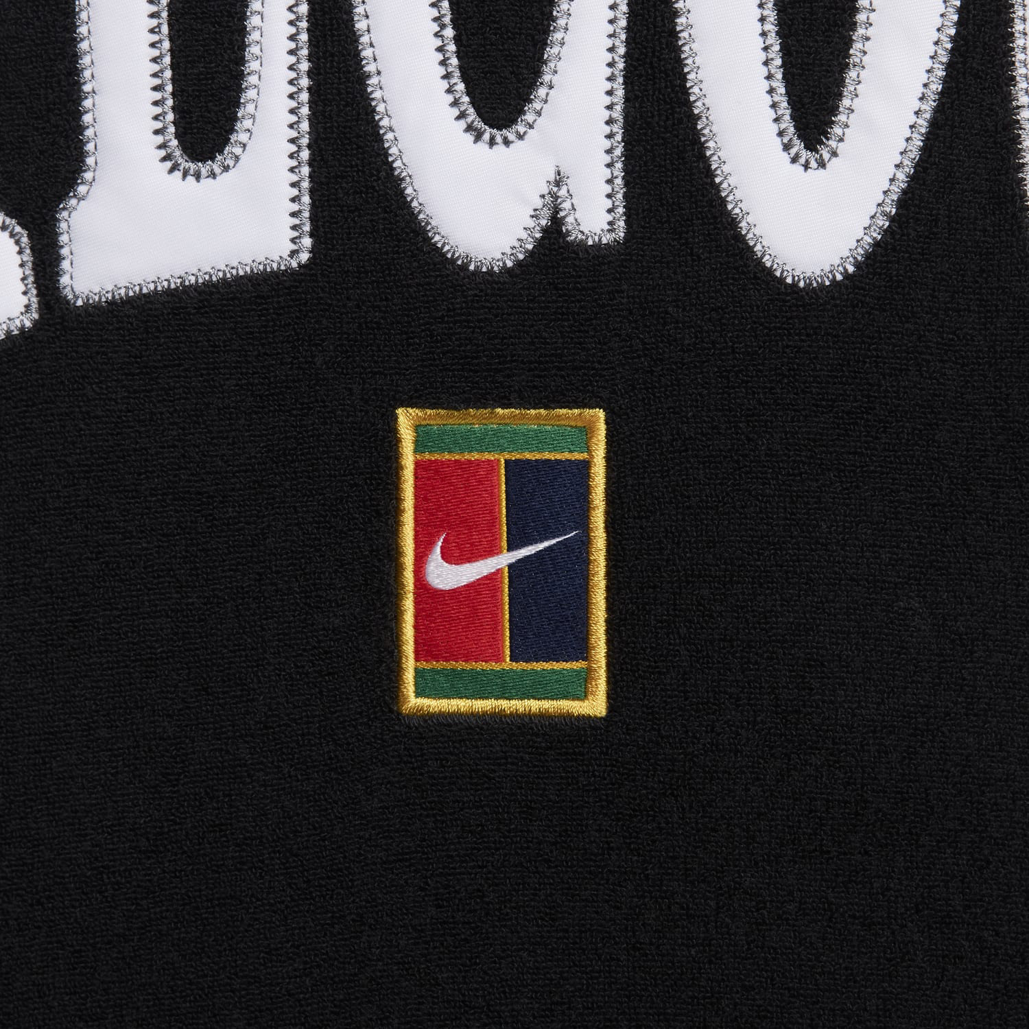 Nike Court Heritage Sweatshirt - Black/Flat Pewter/White