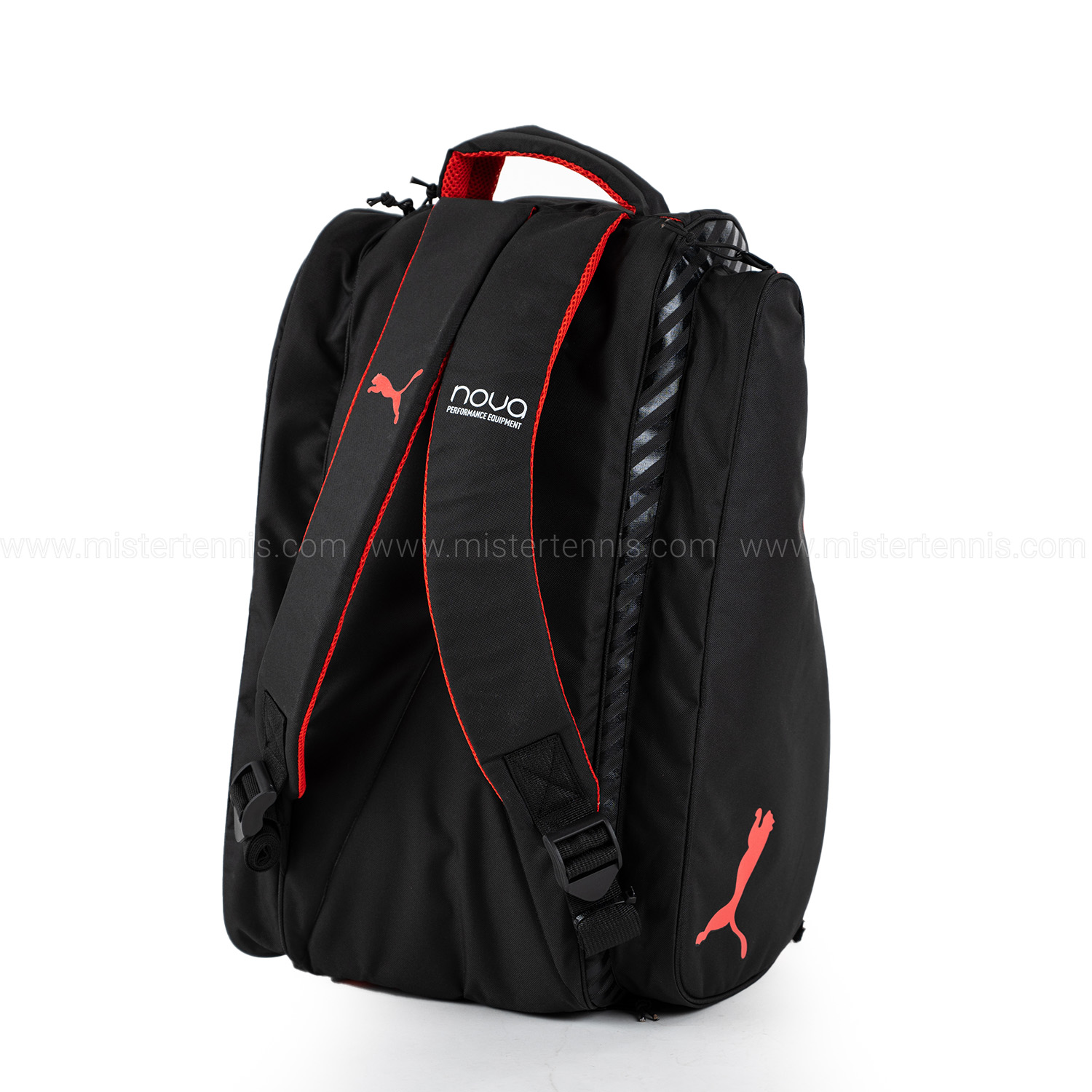 Puma Nova Elite Padel Duffle - Black/Active Red/White