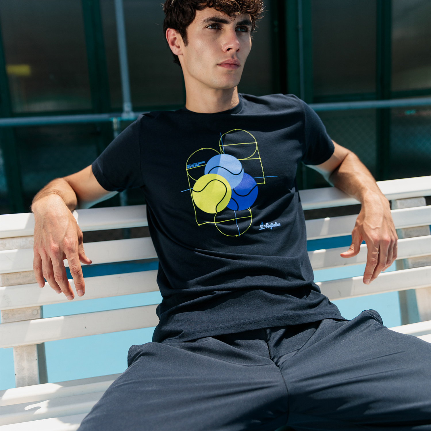 Australian Ball T-Shirt - Blu Navy