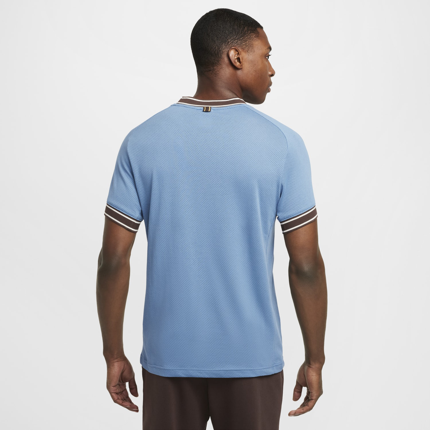 Nike Court Heritage Logo Mens Tennis T-Shirt - Aegean Storm