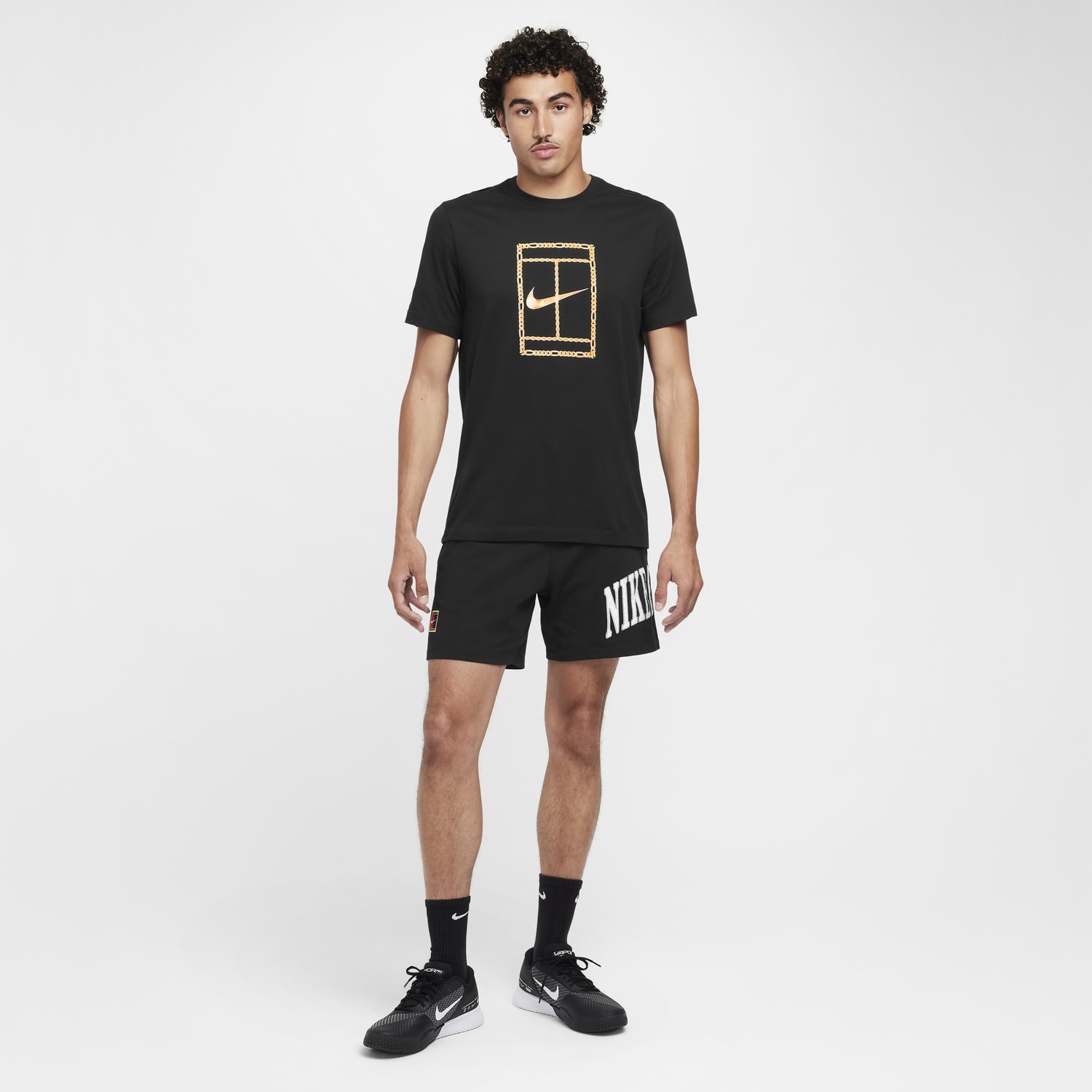 Nike Court Heritage T-Shirt - Black
