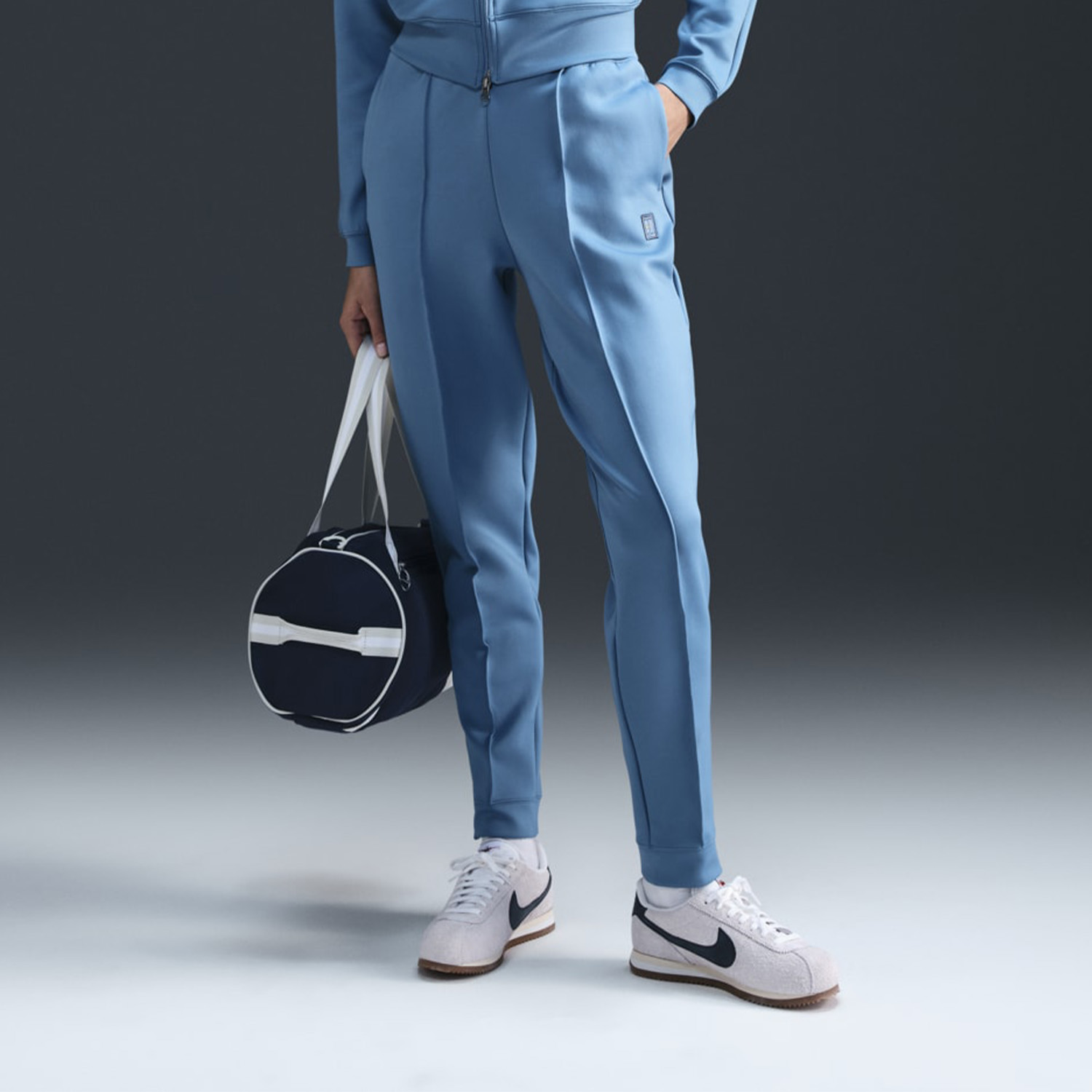 Nike Heritage Knit Pants - Aegean Storm