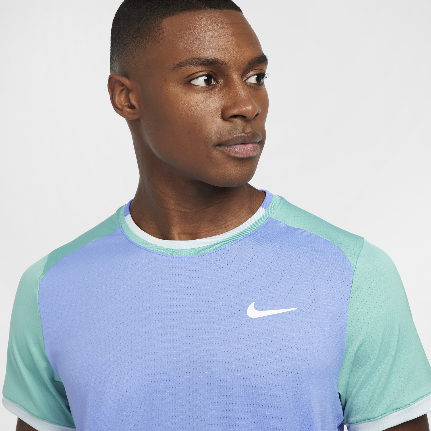 Nike Court Dri-FIT Advantage Men's Tennis T-Shirt Royal Pulse