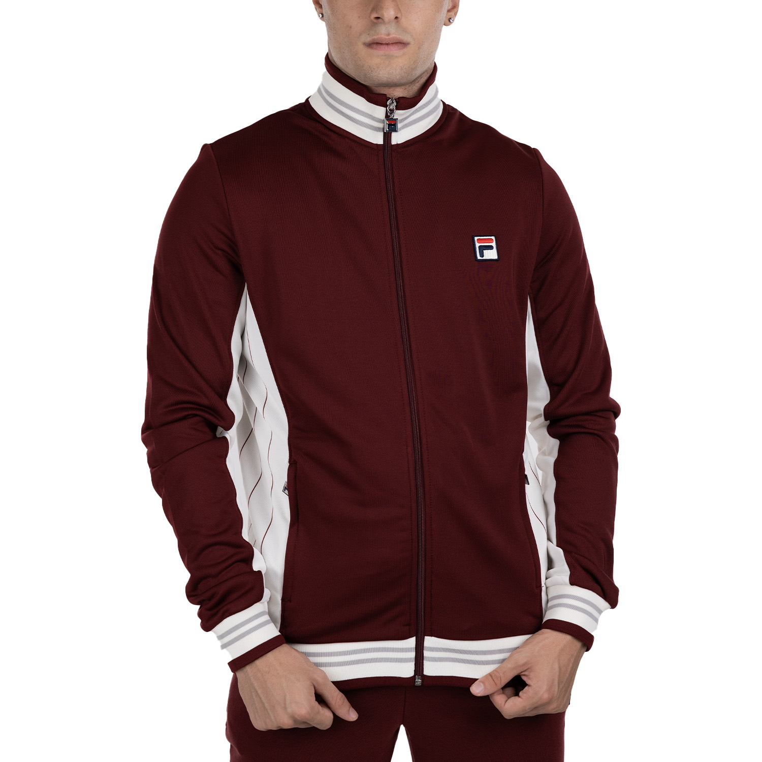 Fila Bjorn Jacket - Cabernet/White Alyssum