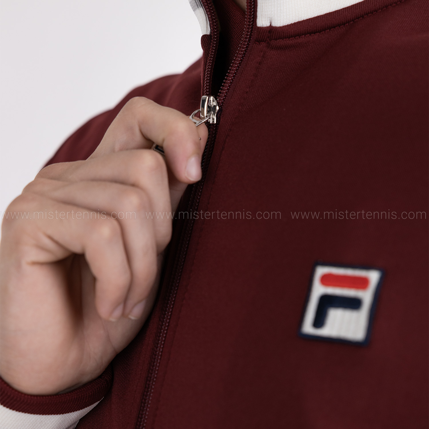Fila Bjorn Jacket - Cabernet/White Alyssum