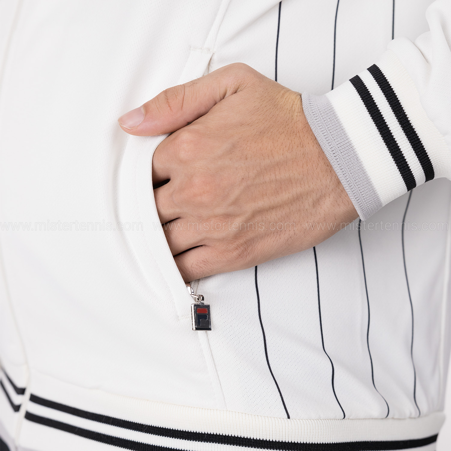 Fila Bjorn Jacket - White Alyssum Stripes