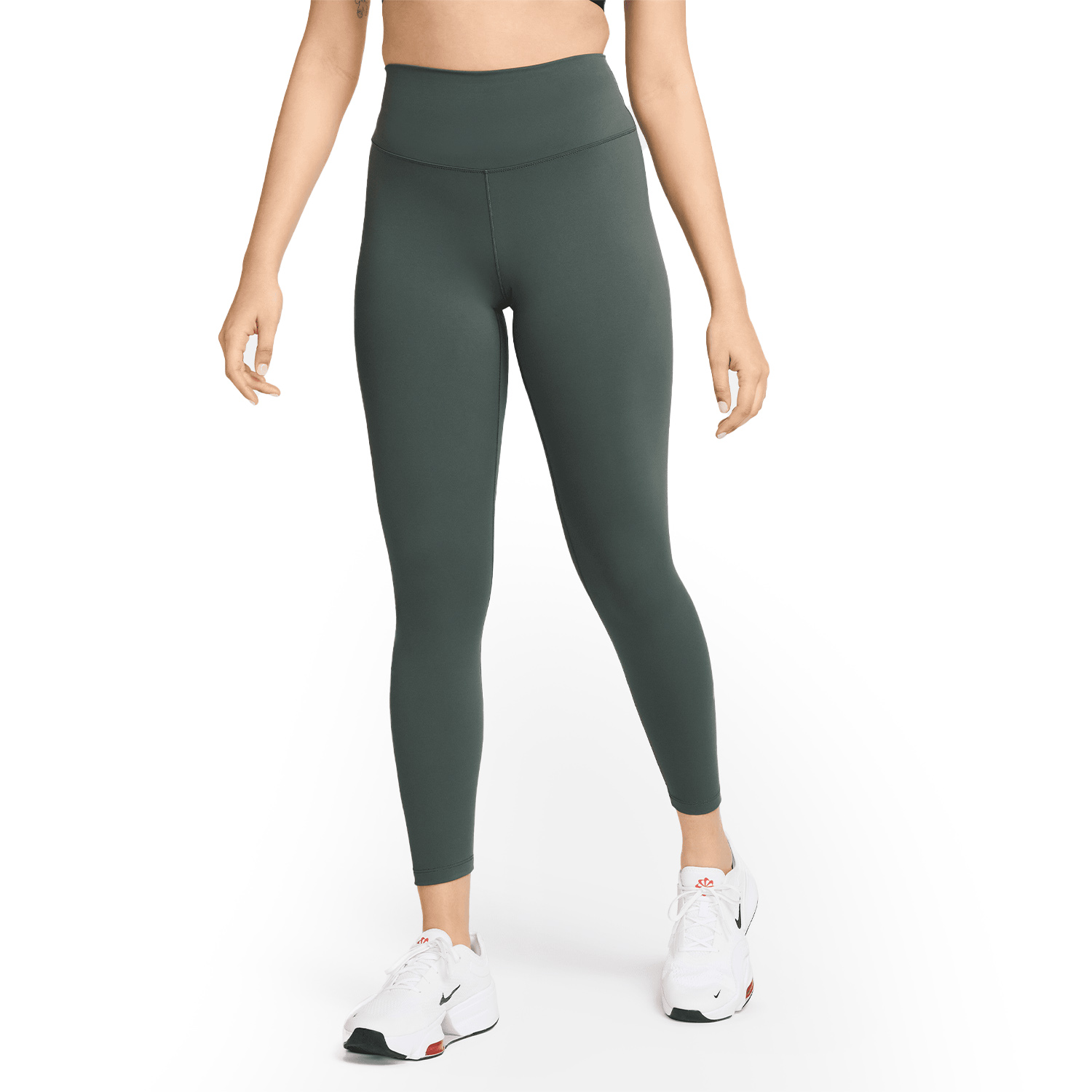 Nike One 7/8 Tights - Vintage Green/Black
