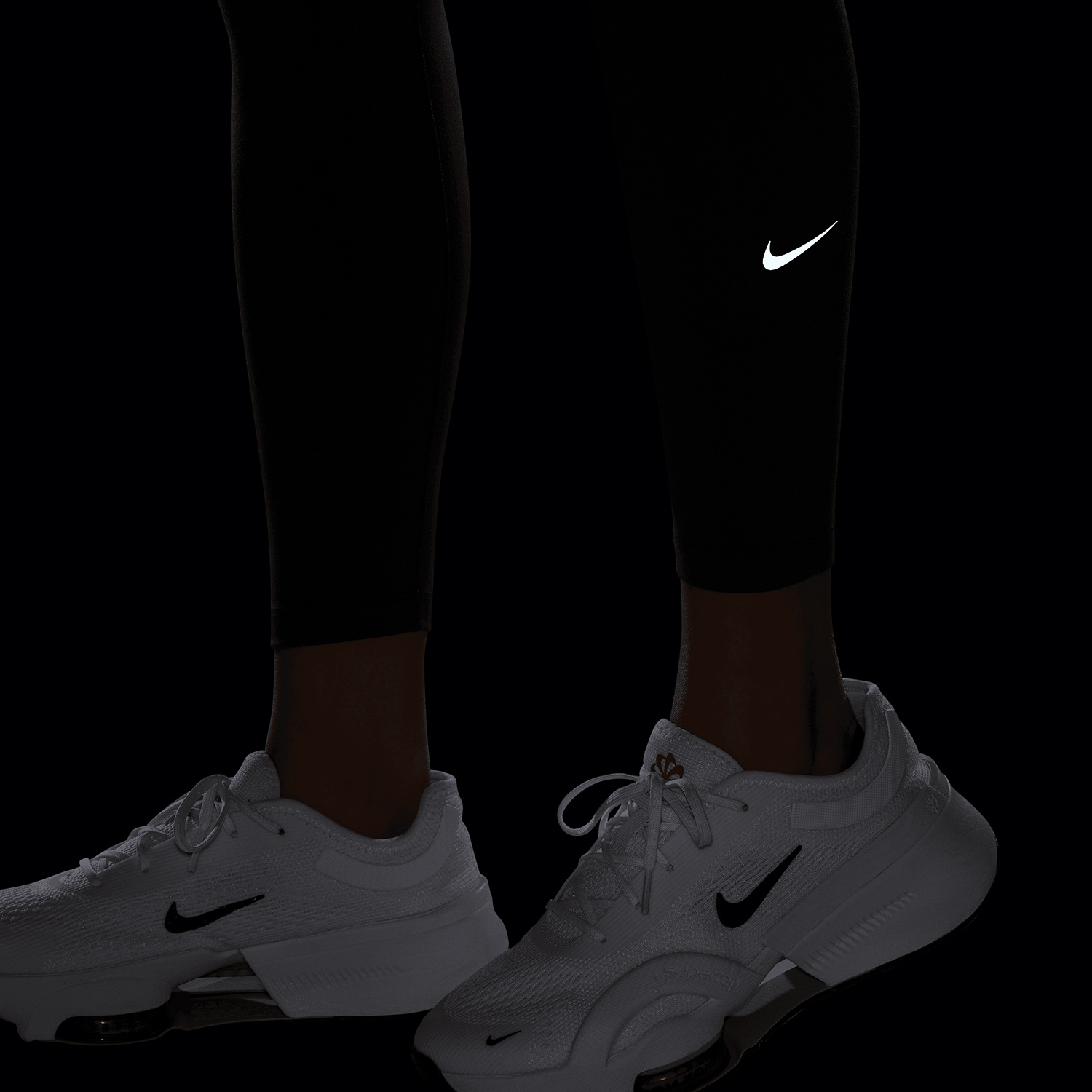 Nike One 7/8 Tights - Vintage Green/Black