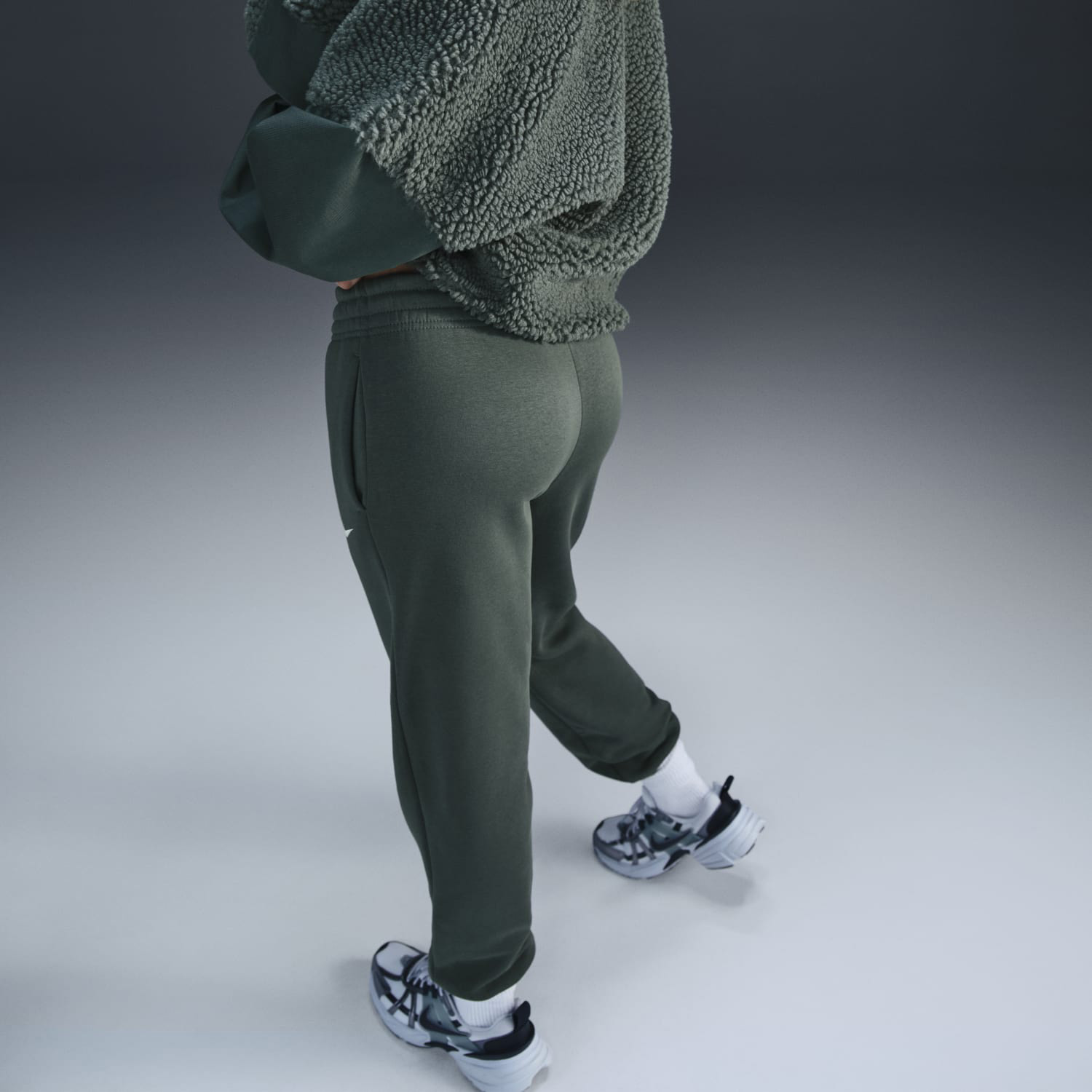 Nike Phoenix Women's Tennis Pants - Vintage Green/Sail