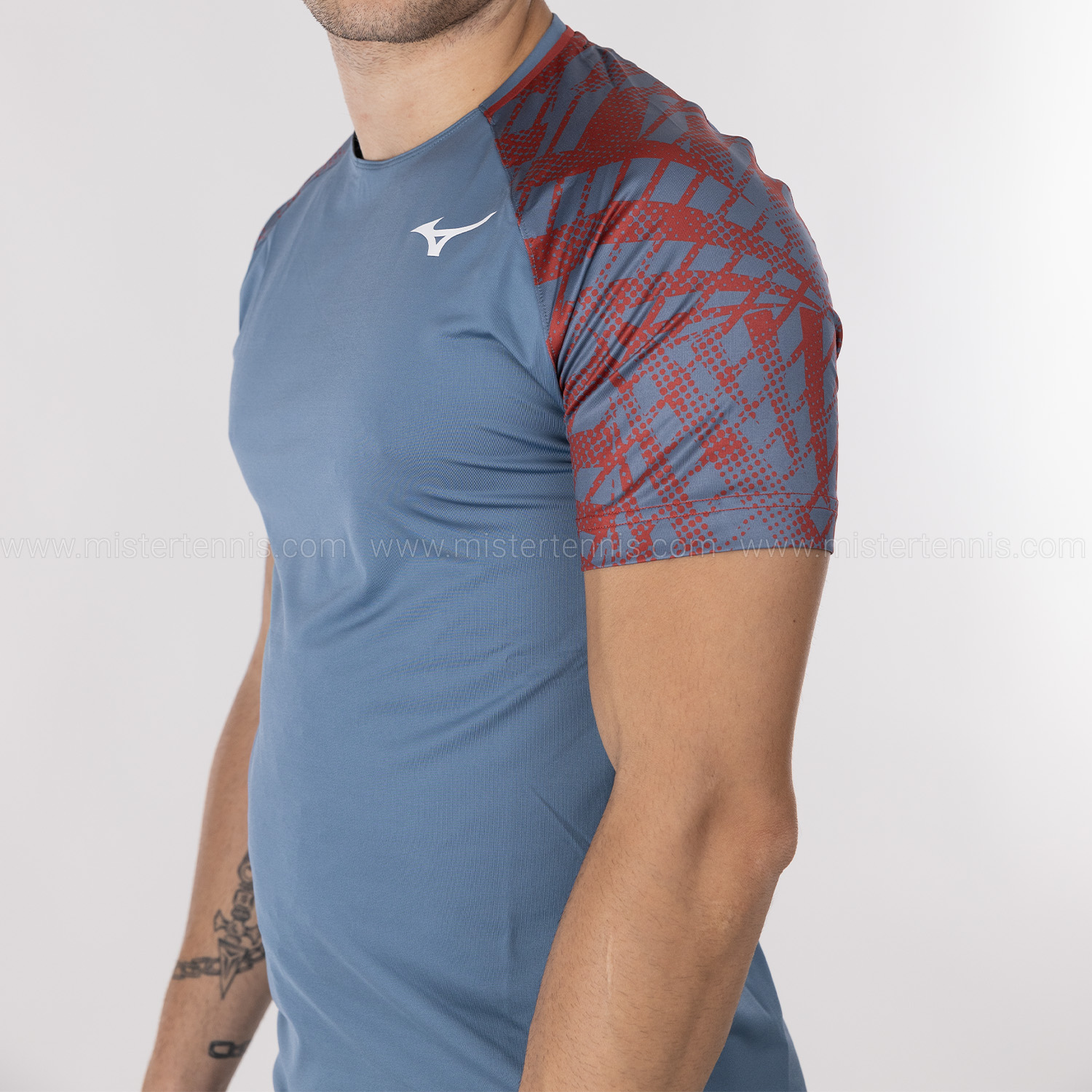 Mizuno Mugen Shadow T-Shirt - Blue Mirage