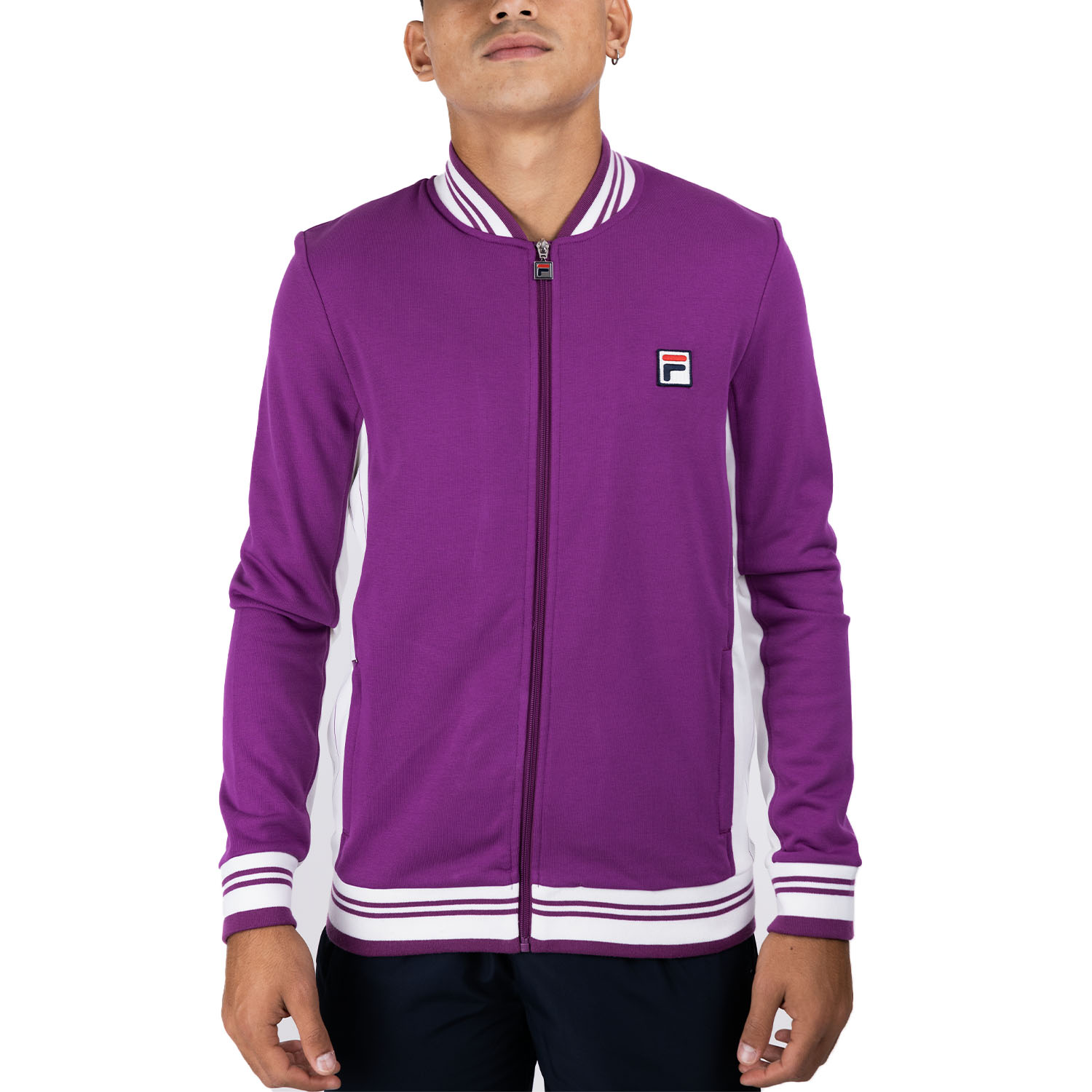 Fila Settanta Luigi Felpa da Tennis Uomo Purple