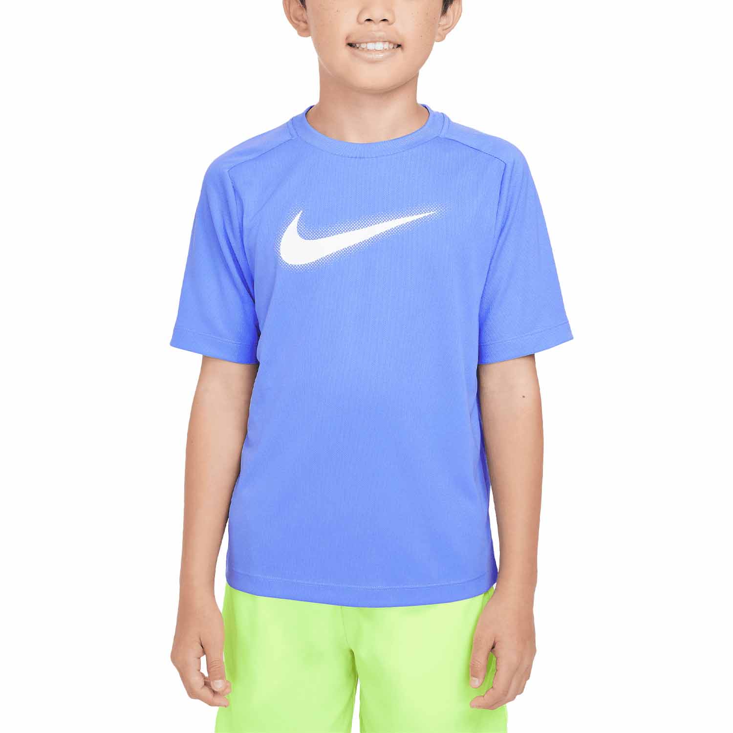Nike Dri-FIT Icon T-Shirt Boy - Royal Pulse/White