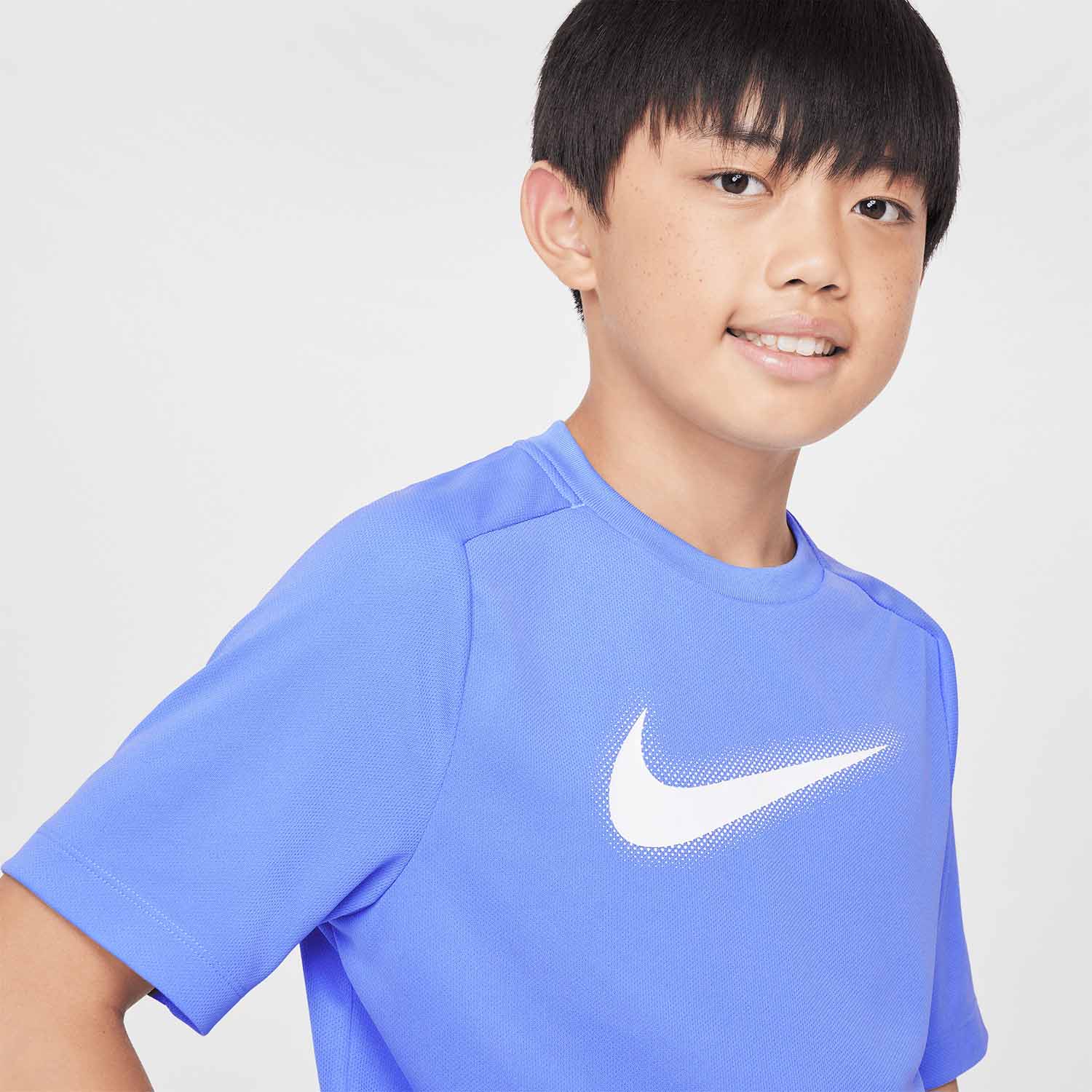 Nike Dri-FIT Icon T-Shirt Boy - Royal Pulse/White