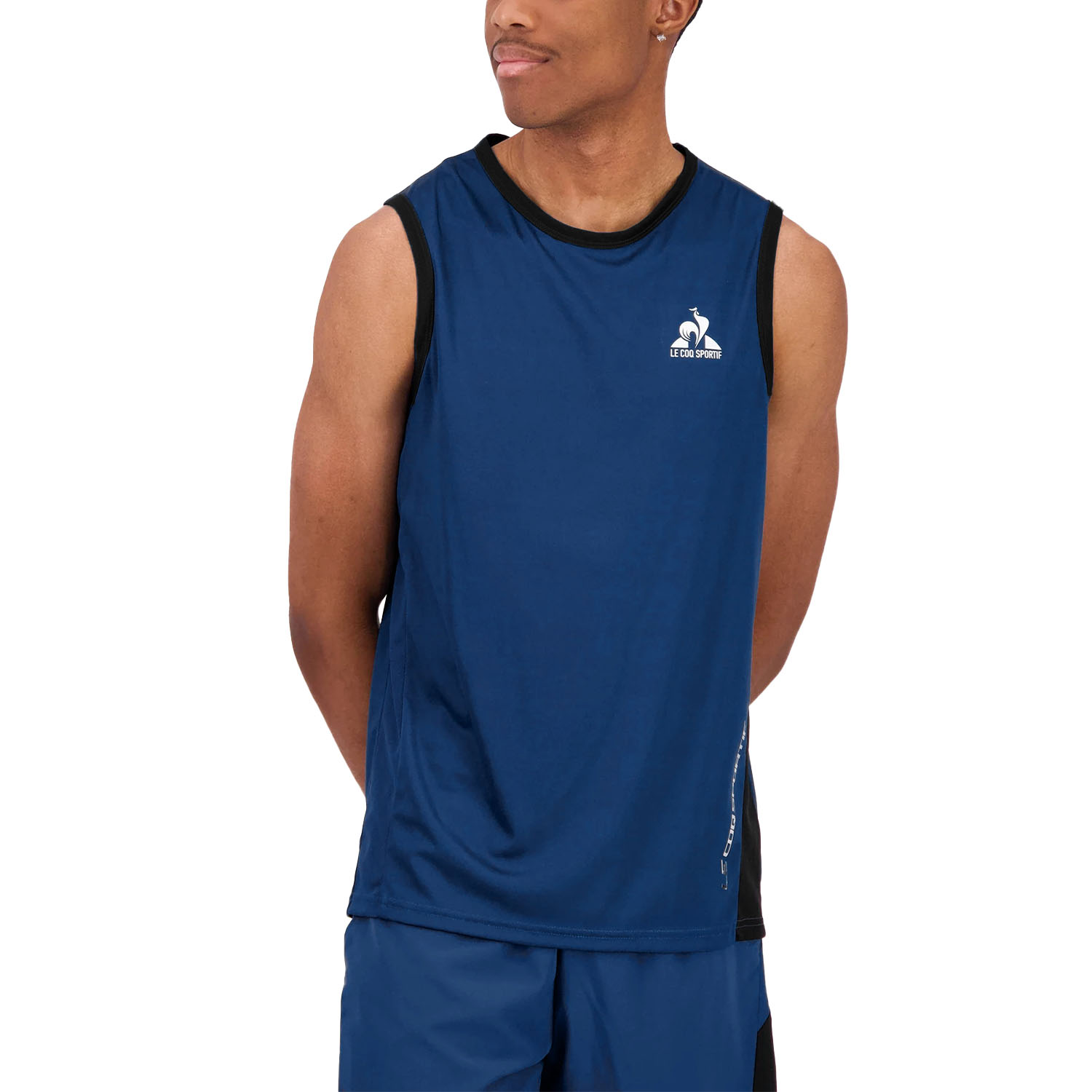 Le Coq Sportif Debardeur Tank - Bleu Perf