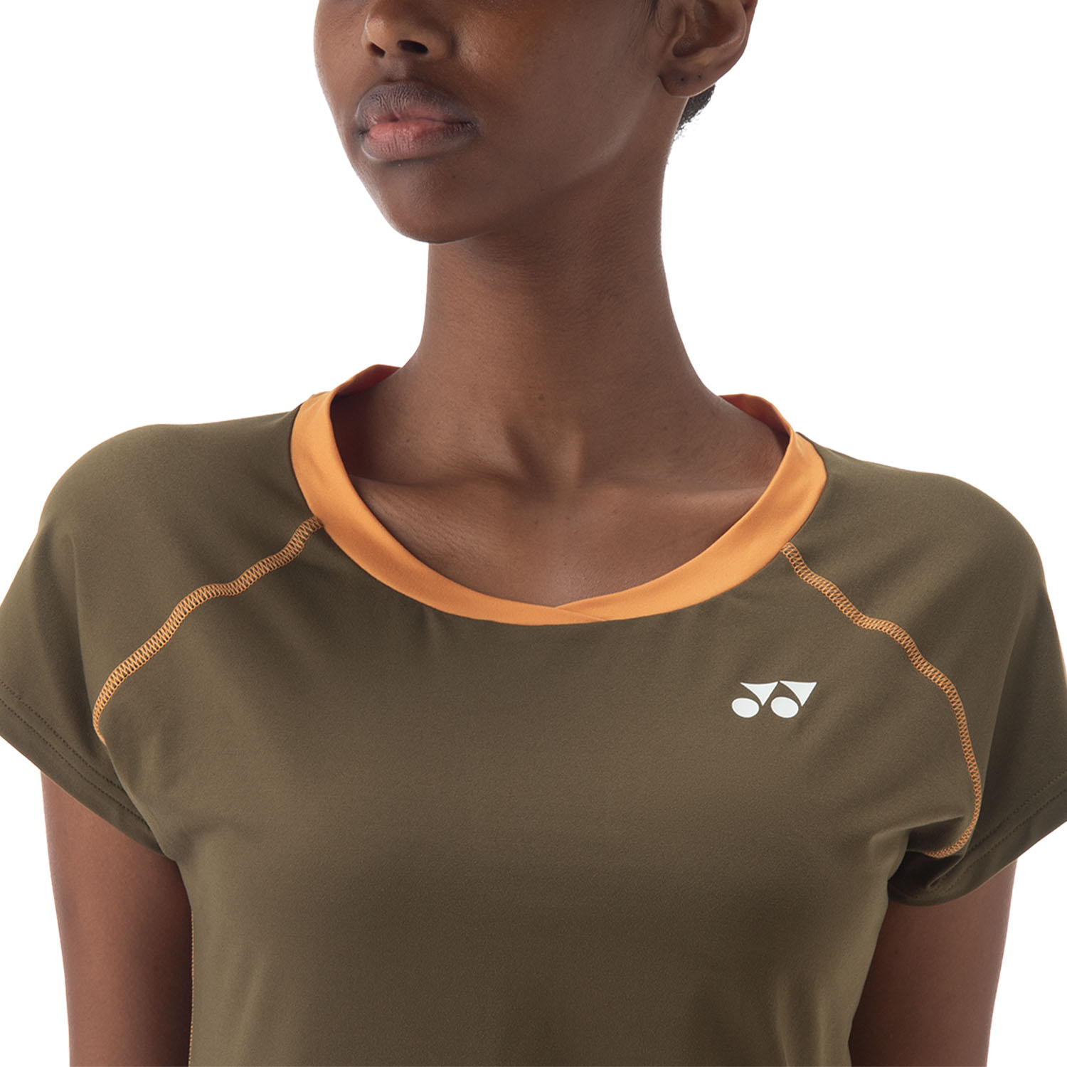 Yonex Crew Maglietta - Oil Brown