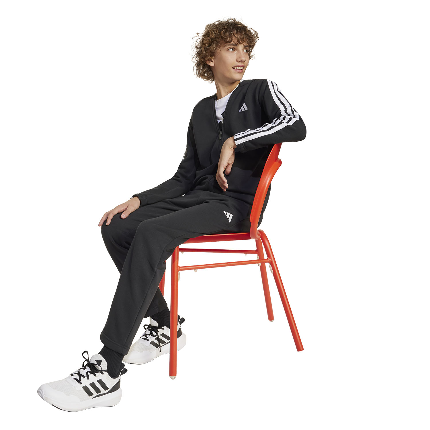 adidas Bambini Essentials Tuta - Black/White