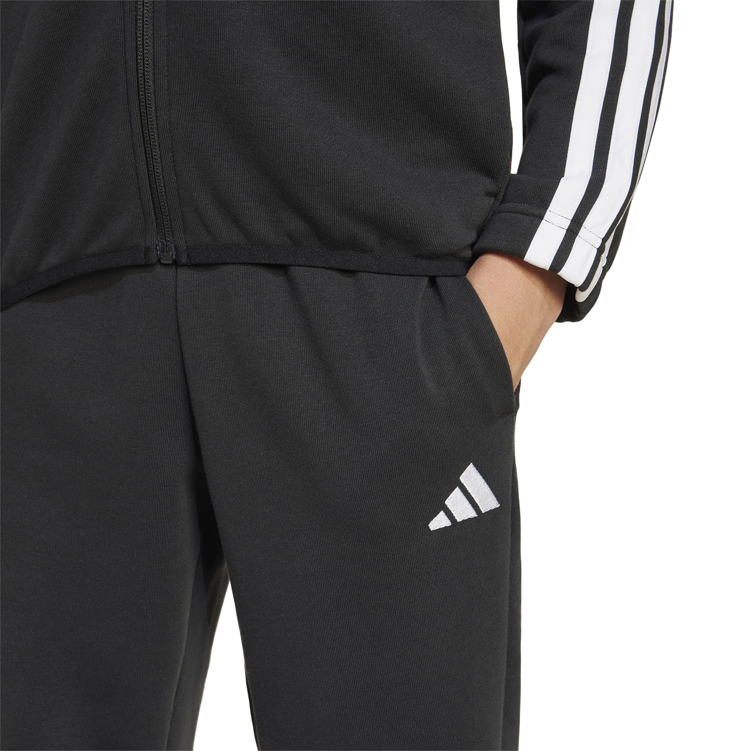 adidas Bambini Essentials Tuta - Black/White