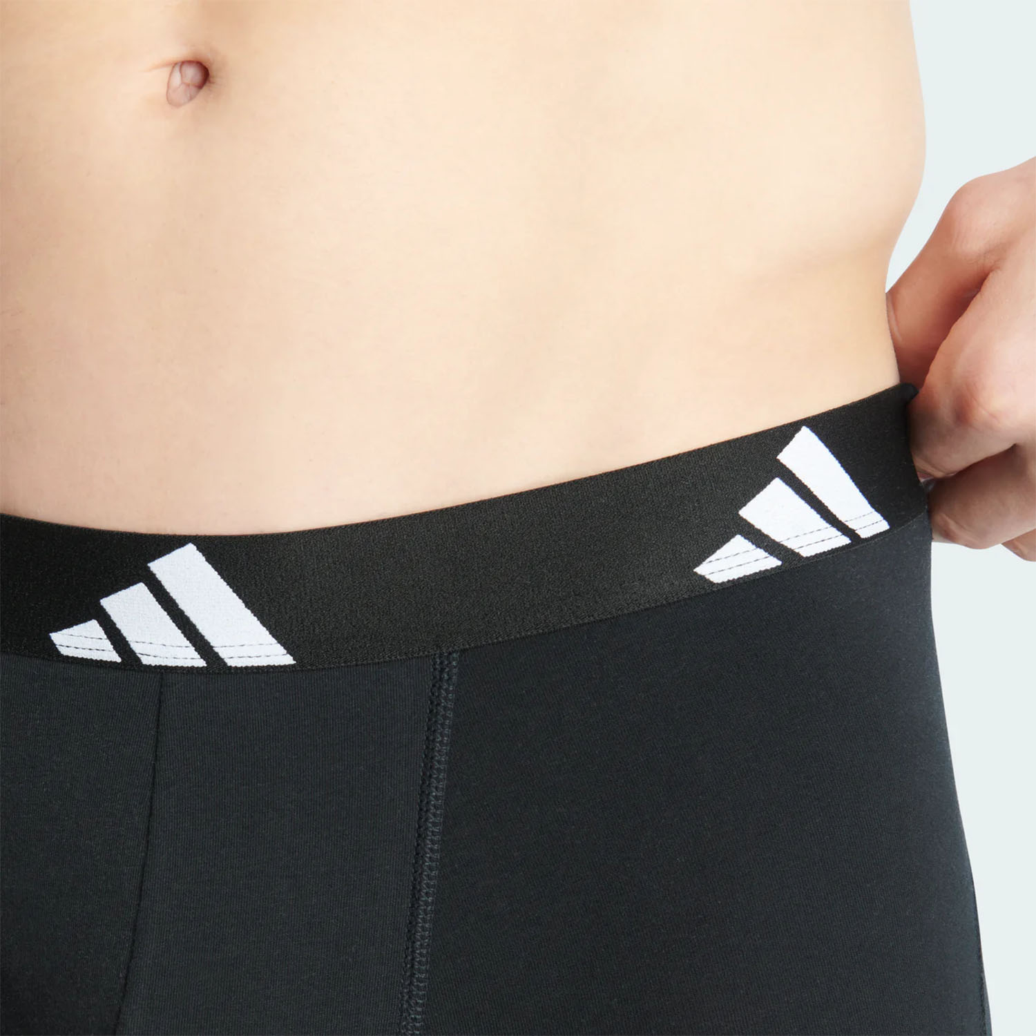 adidas Active Flex Logo x 3 Boxer - Black