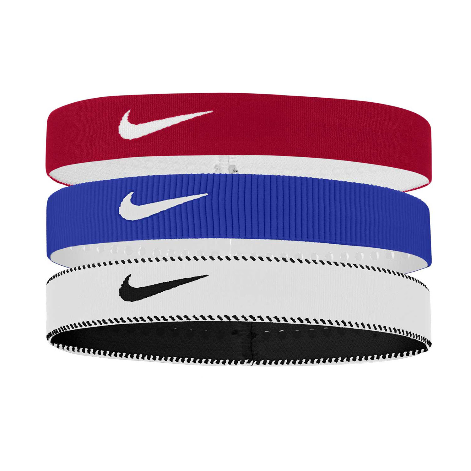 Nike Flex Wide x 3 Mini Bandas - University Red/Game Royal/White