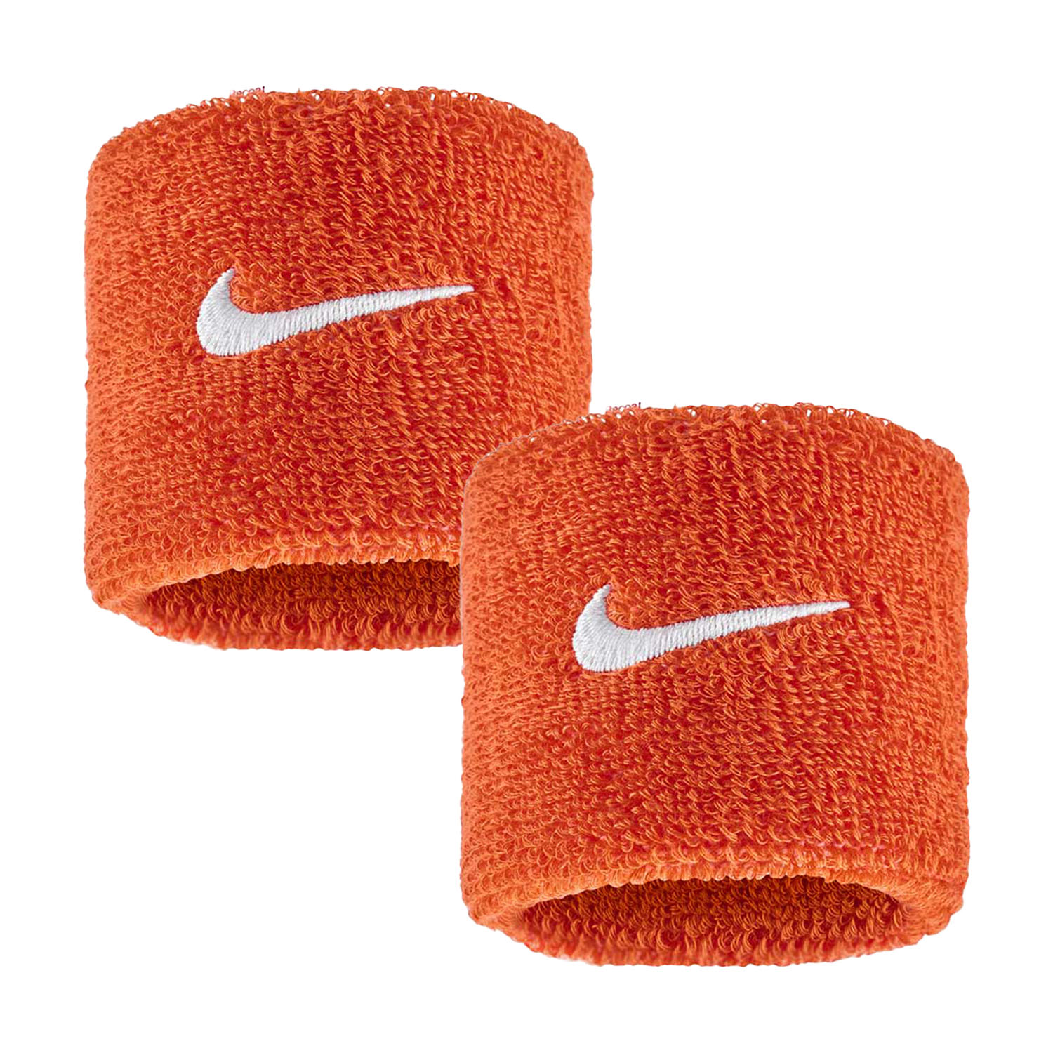 PATIKIL 2 Fascette Elastiche Da Polso Per Sport - 8x10 Cm In Tessuto Spugna Di Cotone Arancione - Assorbenti Per Tennis, Basket, Corsa