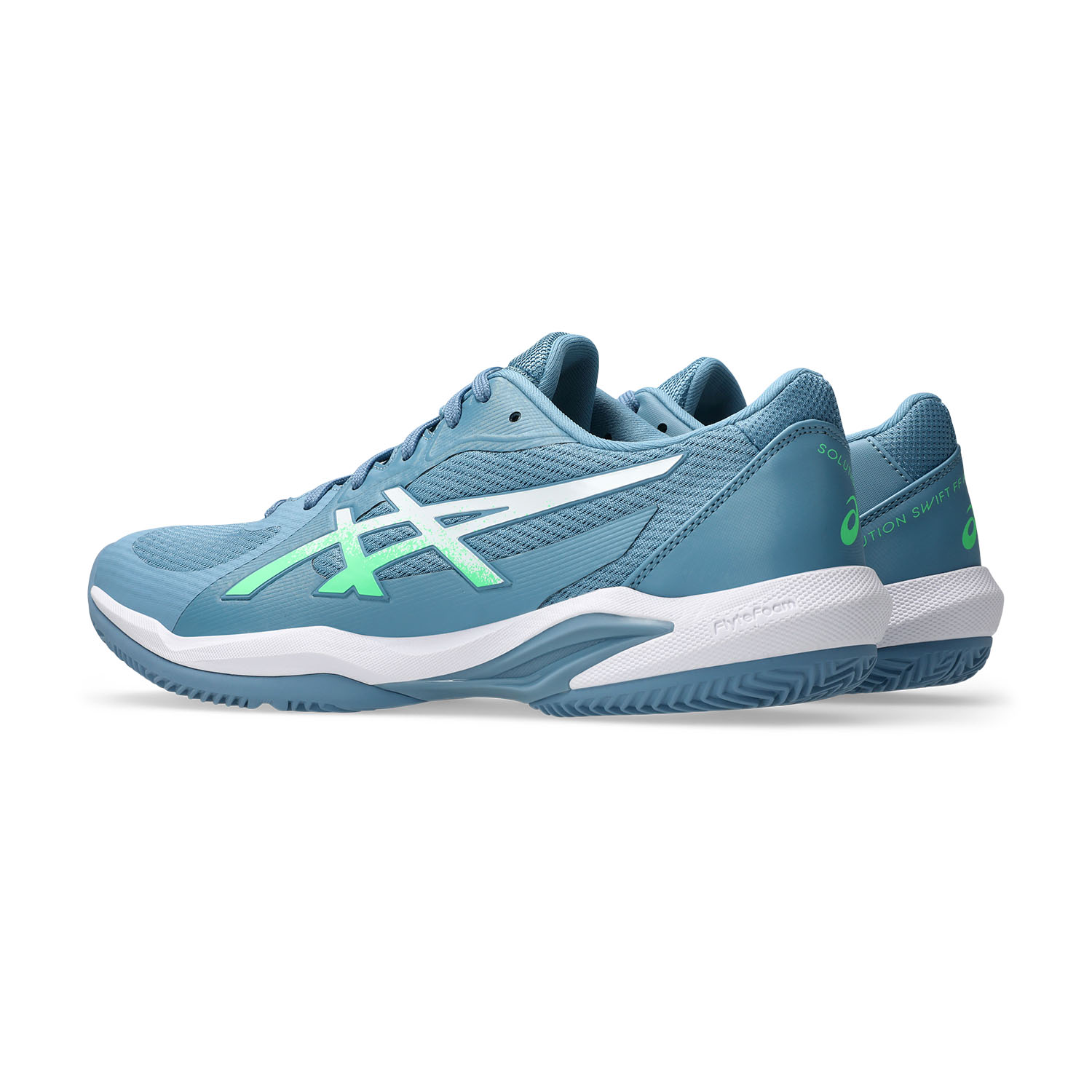 ASICS Solution Swift FF 2 Padel - Saba Blue/Vital Green