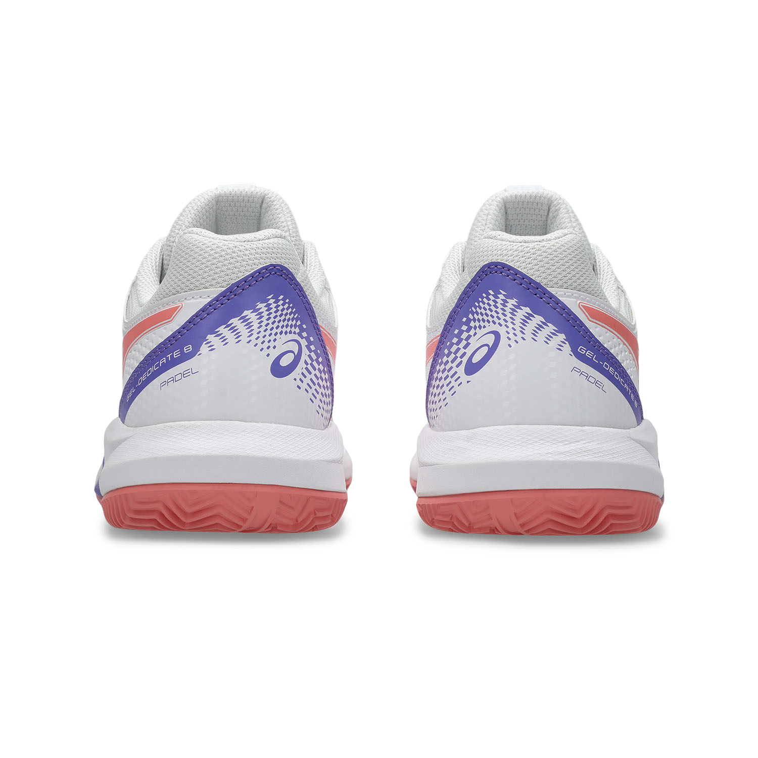 ASICS Gel Dedicate 8 Padel - White/Guava