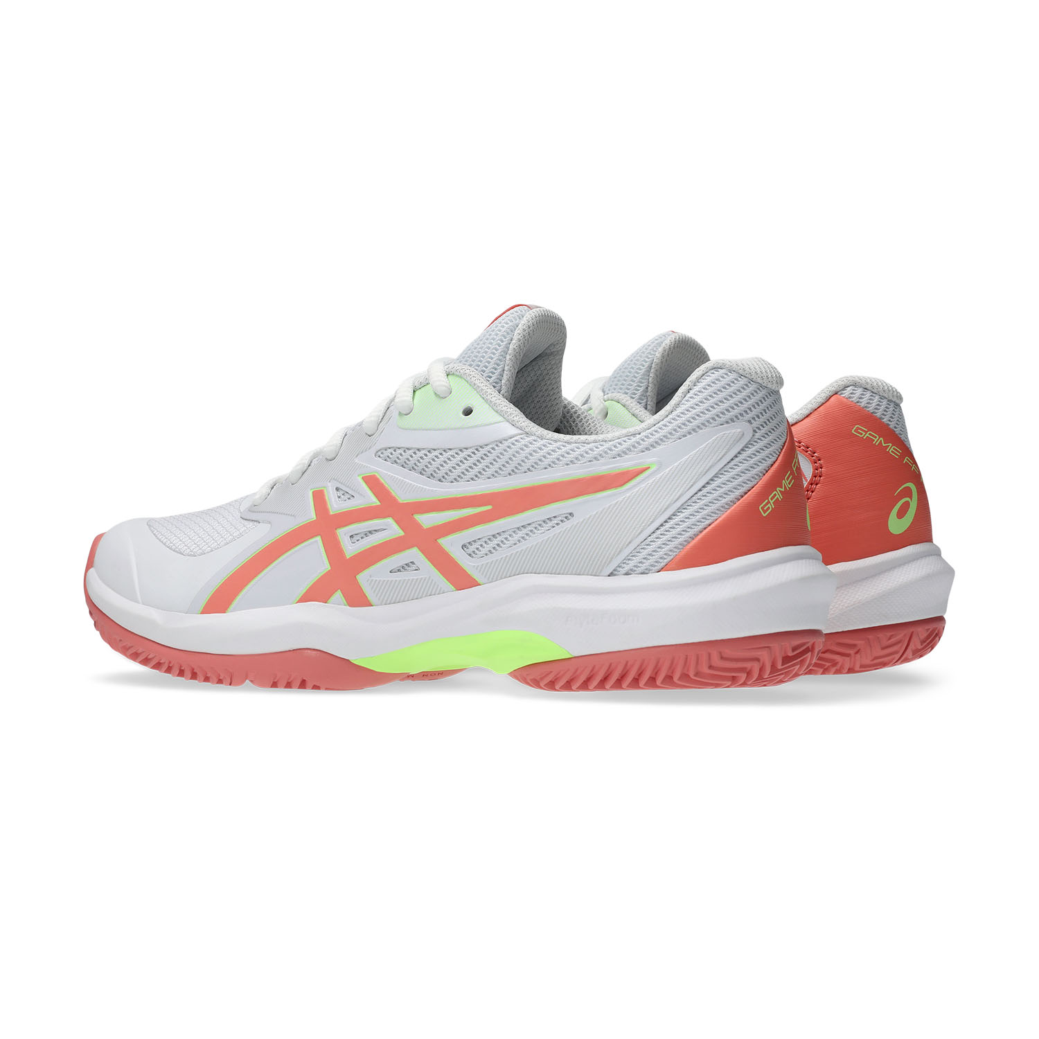 ASICS Game FF Padel - White/Guava