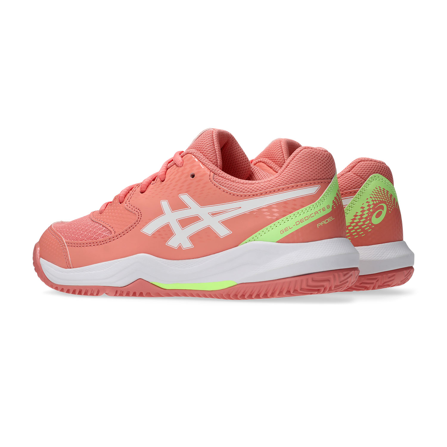 ASICS Gel Dedicate 8 GS Padel Junior - Guava/White
