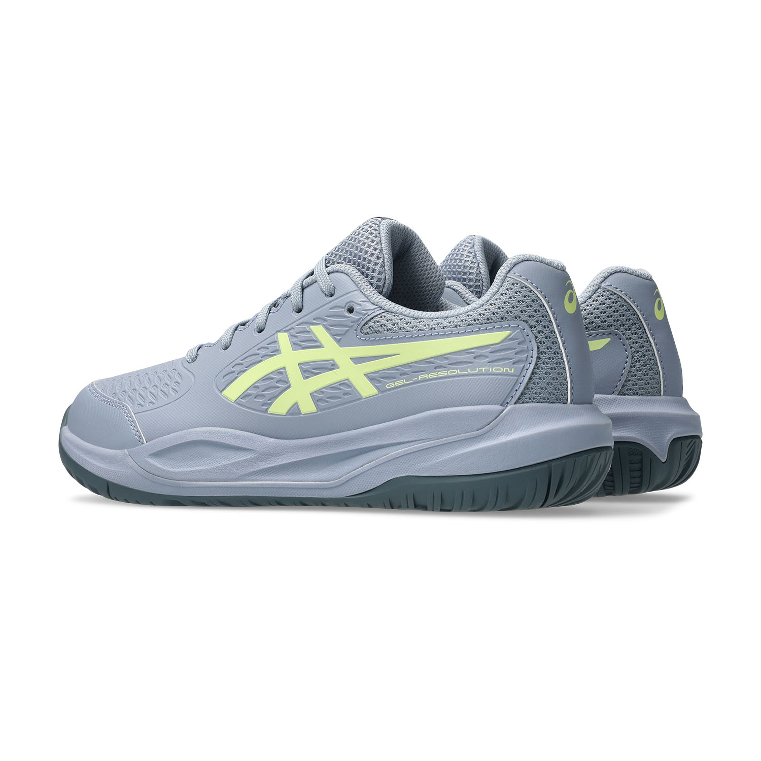 ASICS Gel Resolution X GS Niños - Grey Blue/Pistachio