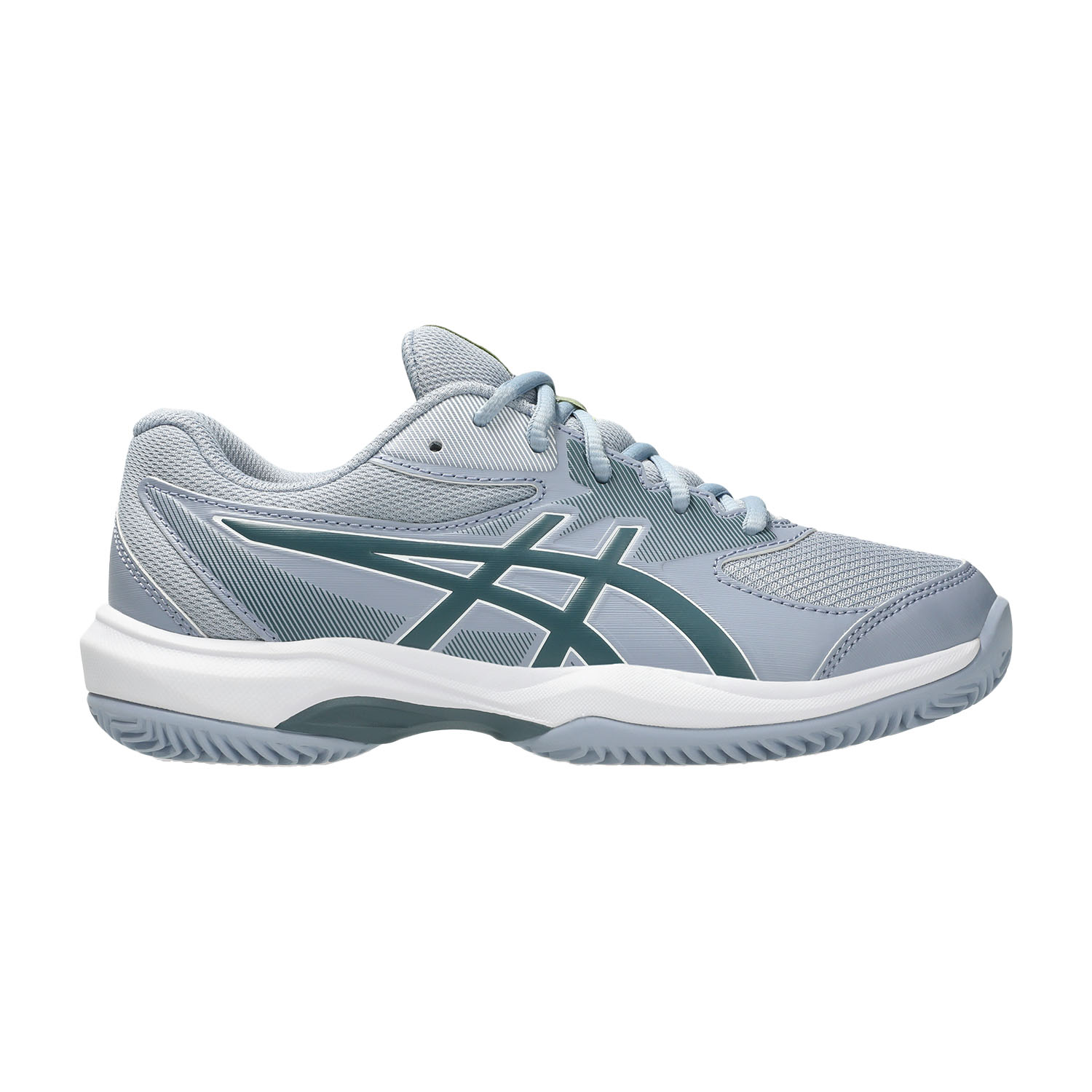 ASICS Gel Game GS Clay/OC Junior - Grey Blue/Ironclad