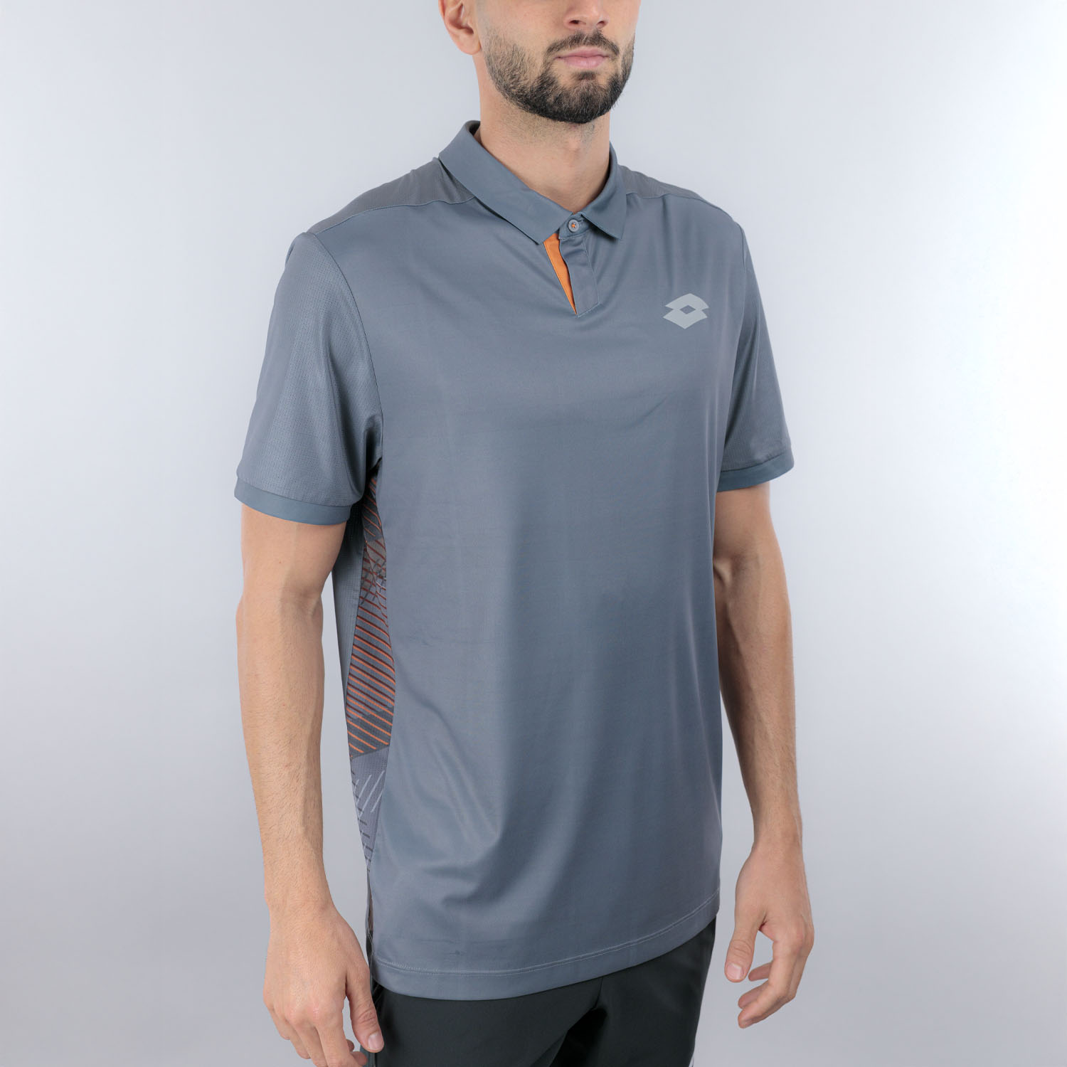 Lotto Tech IV Polo - Poppy Seed Gray