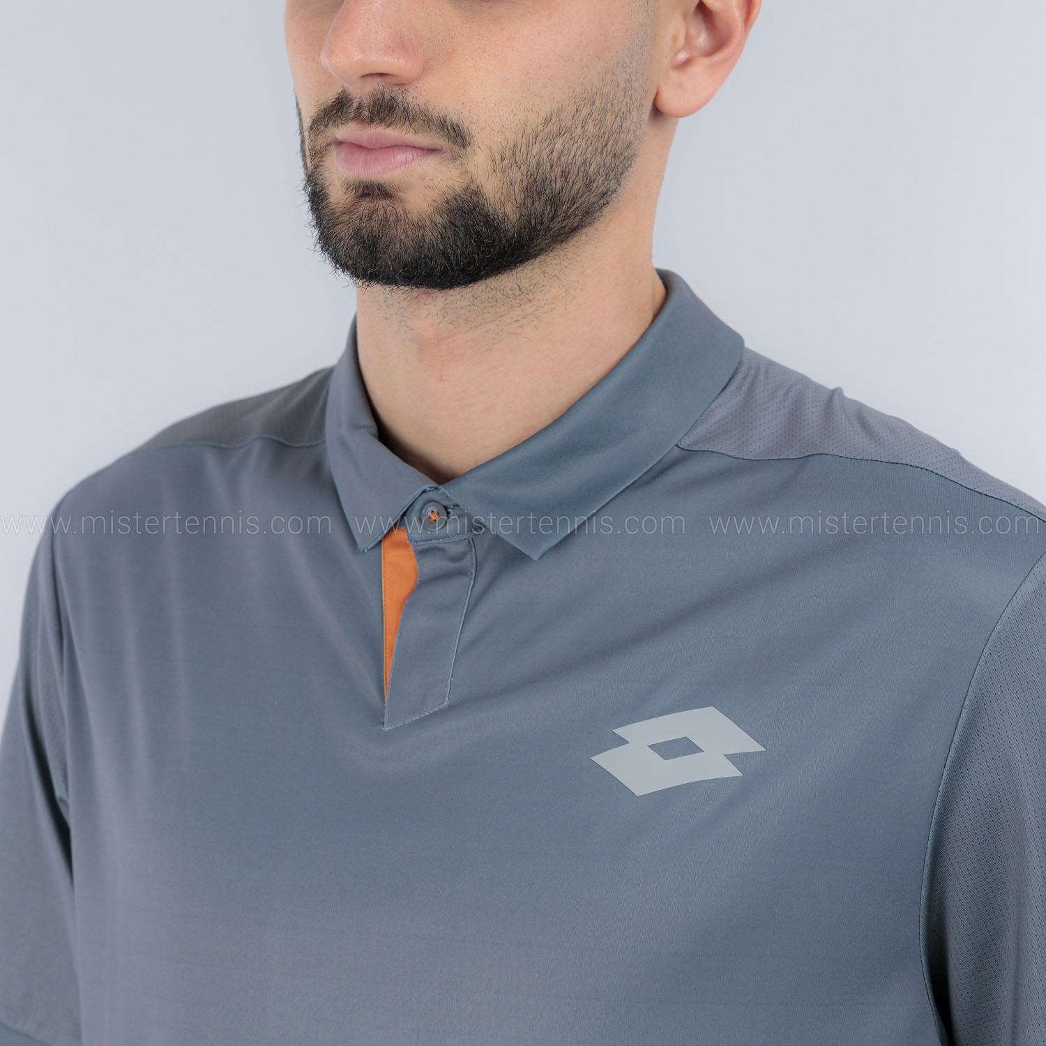 Lotto Tech IV Polo - Poppy Seed Gray