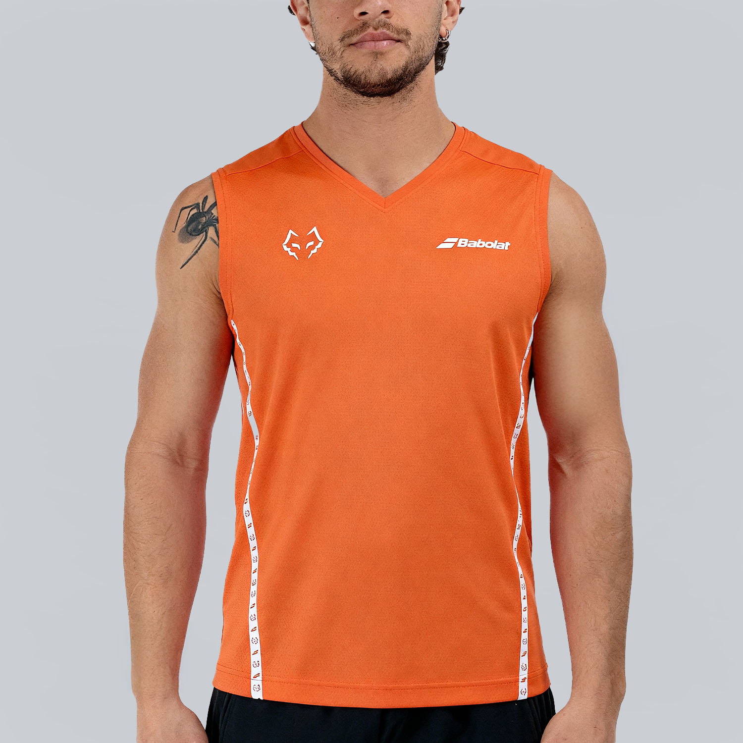 Babolat Muscle Juan Lebrón Tank - Red Orange