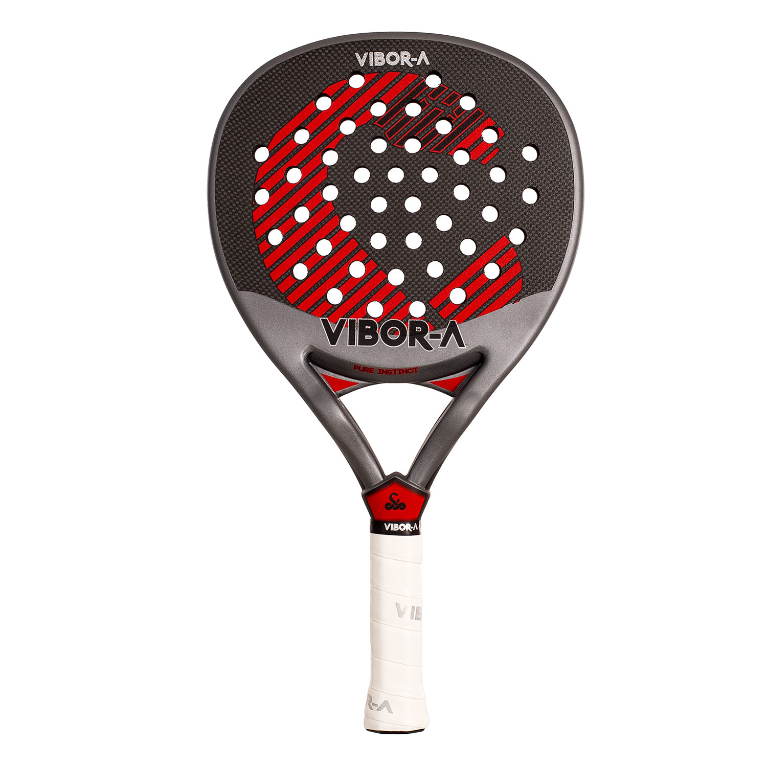 Vibor-A King Cobra Technic Padel - Grey/Red