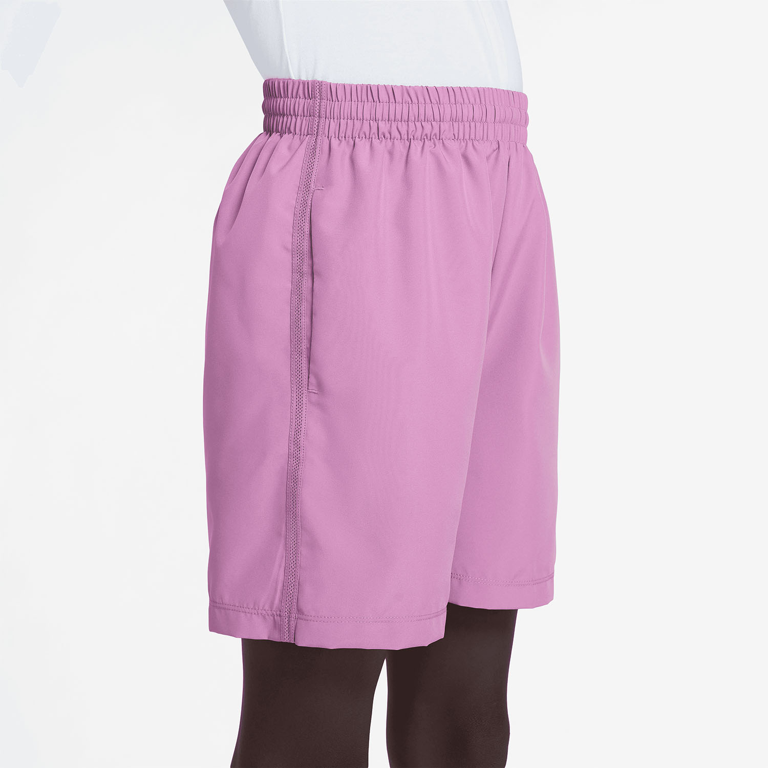 Nike Dri-FIT Icon 6in Pantaloncini Bambino - Light Magenta/White