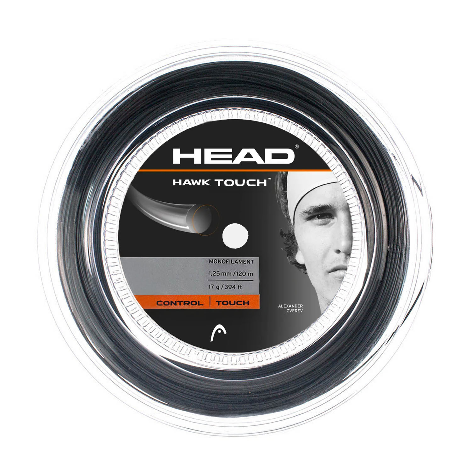 HEAD Hawk Touch 1.25 Matassa 120 m - Anthracite