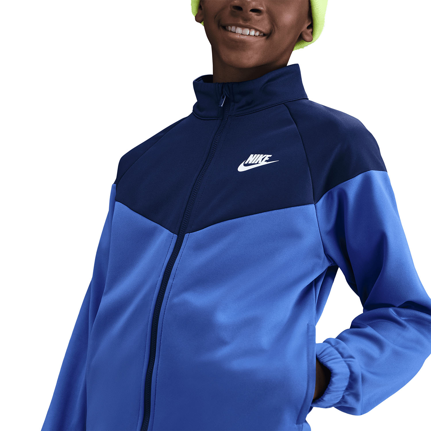 Nike Dri-FIT Chándal Niños - Comet Blue/Midnight Navy/White