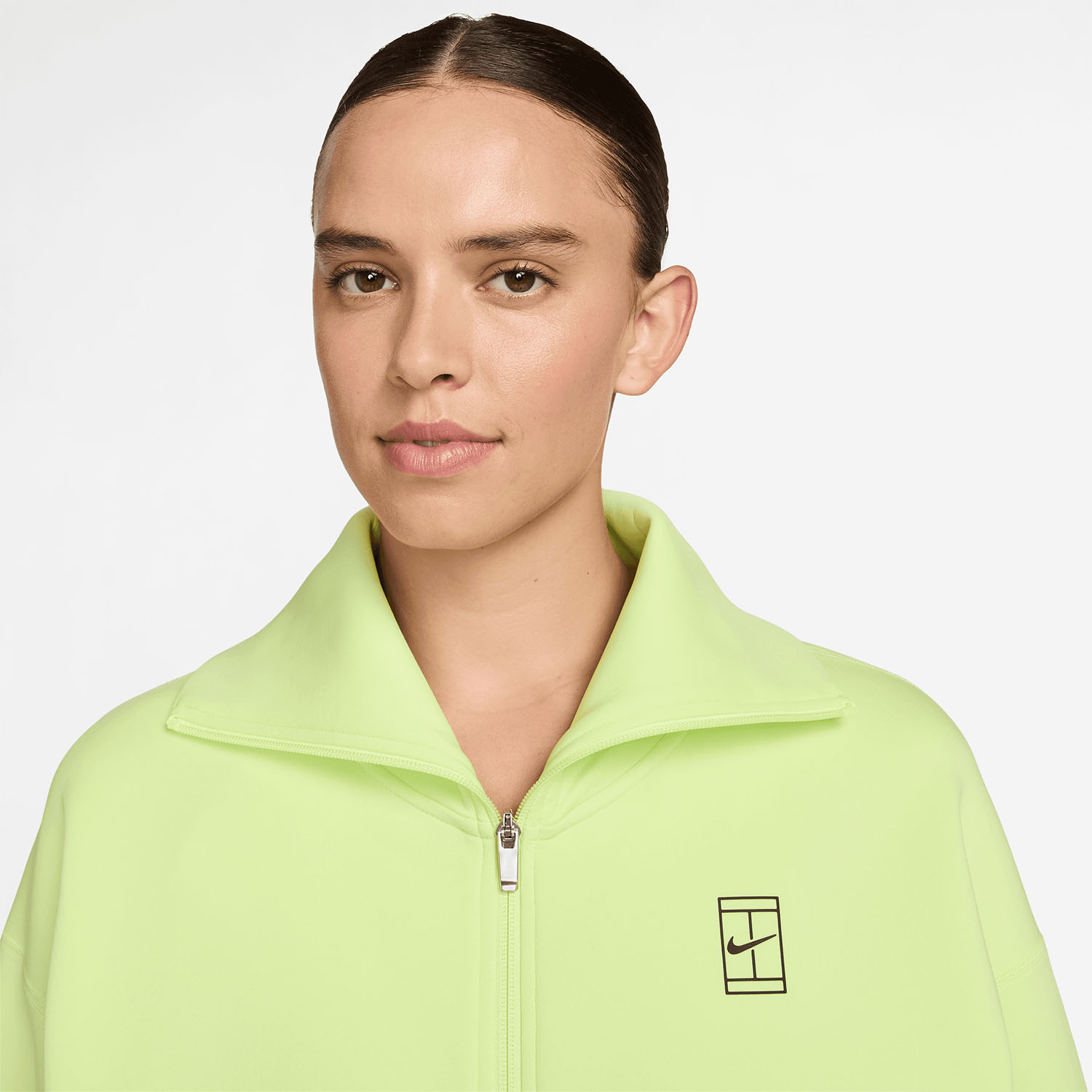 Nike Court Advantage Jacket - Light Lemon Twist/Black