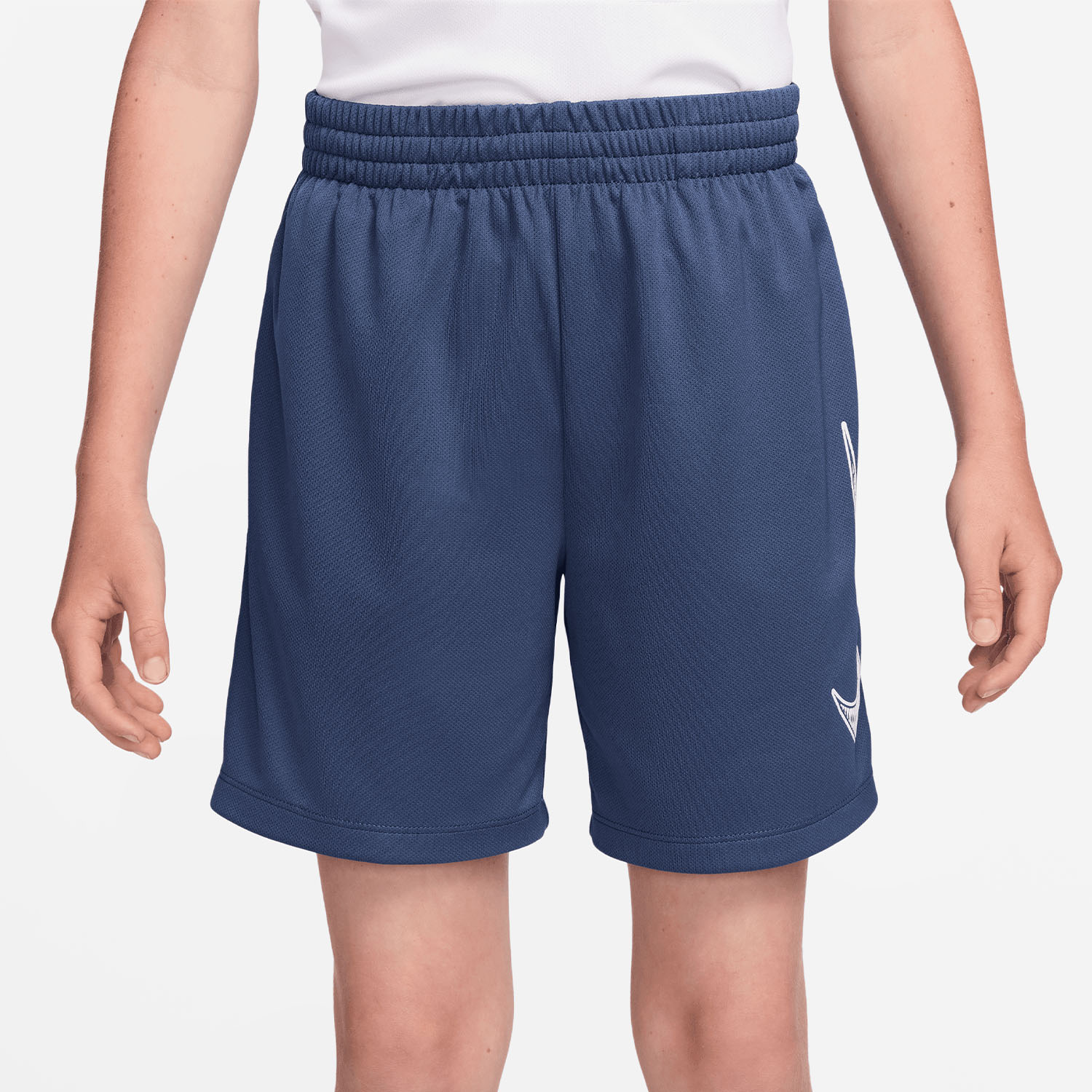 Nike Multi 5in Pantaloncini Bambino - Mystic Navy/White
