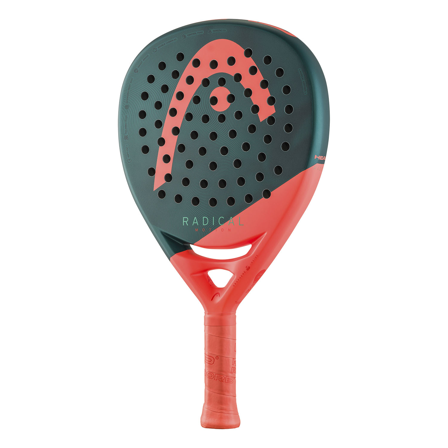 HEAD Radical Motion 2026 Padel - Green/Red