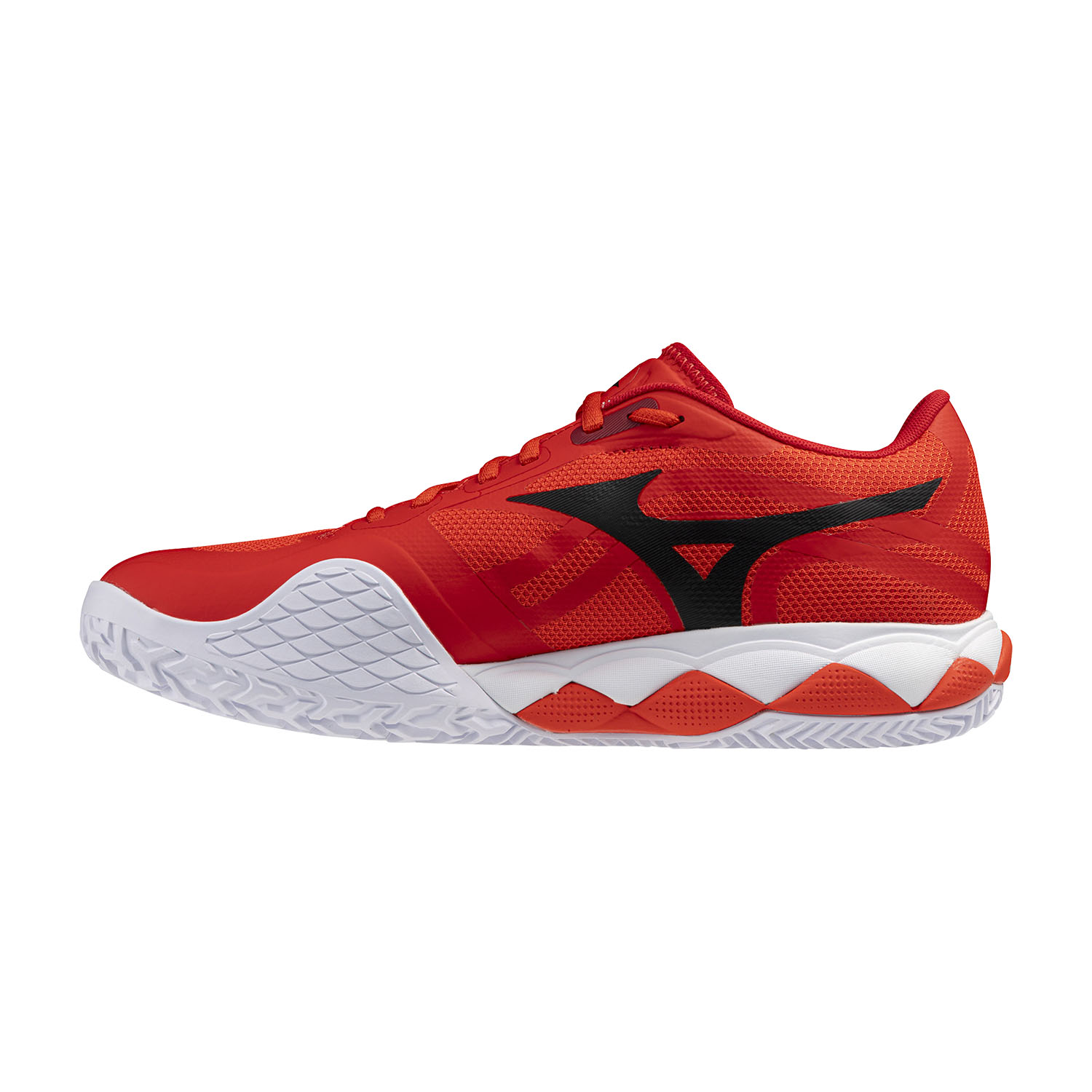 Mizuno Wave Enforce Tour 2 Clay - Fiery Red/White/Sun Dried Tomato
