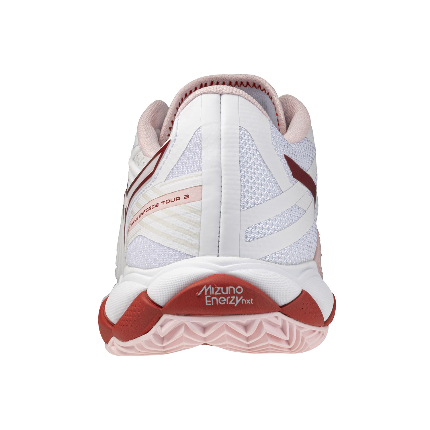 Mizuno Wave Enforce Tour 2 Clay - White/Pinkesque/Barbados Cherry
