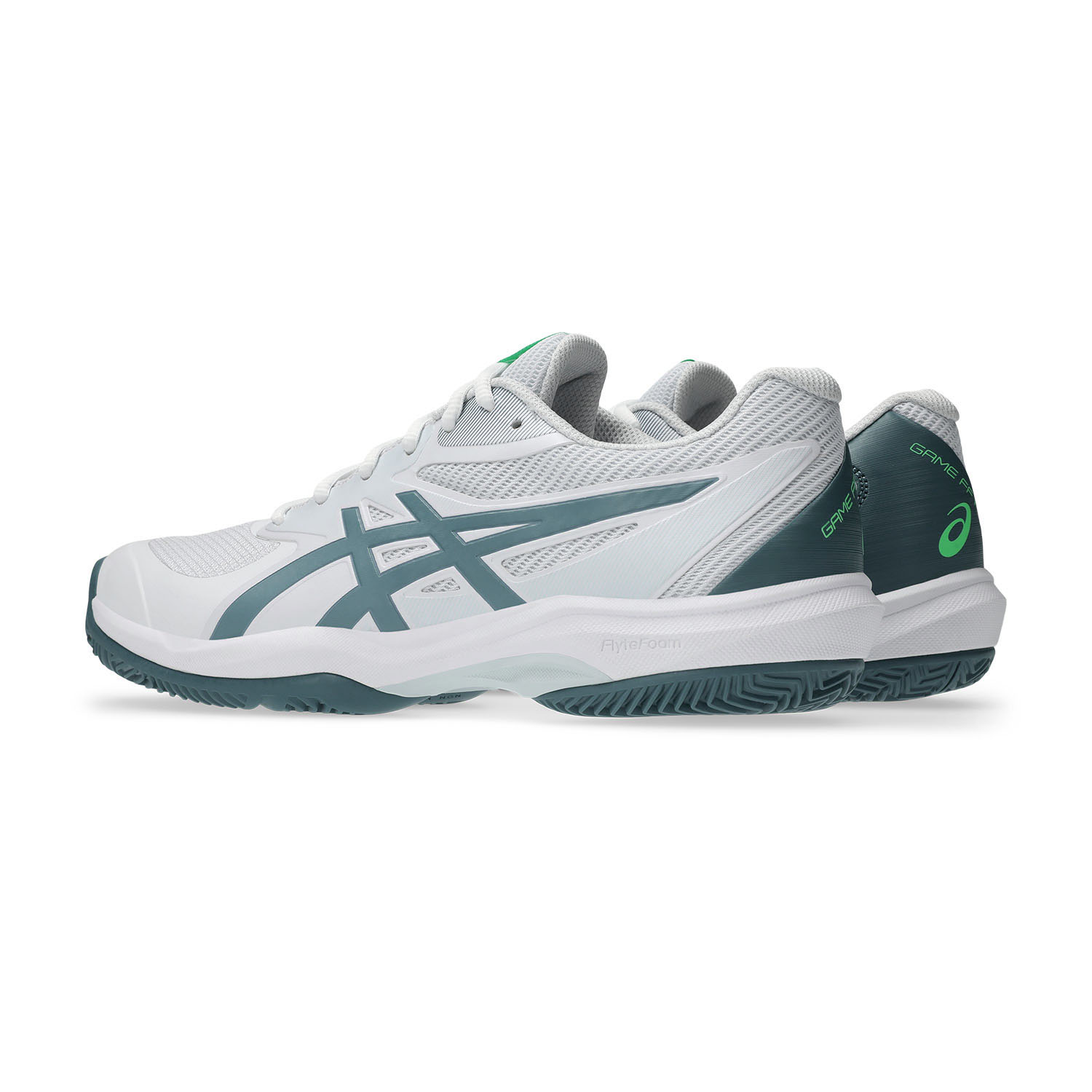 ASICS Game FF Padel - White/Misty Pine