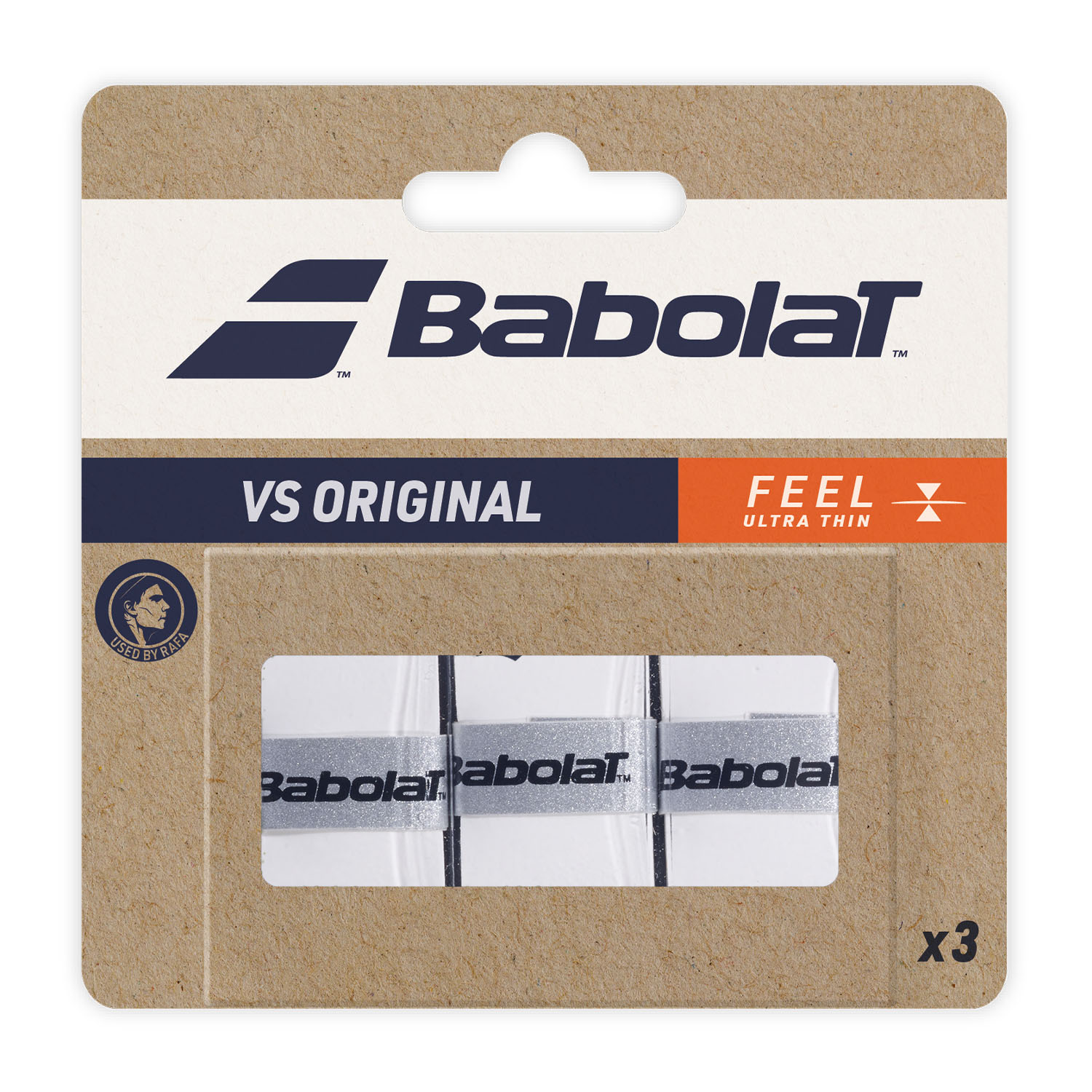 Babolat VS Original Overgrip x 3 - White