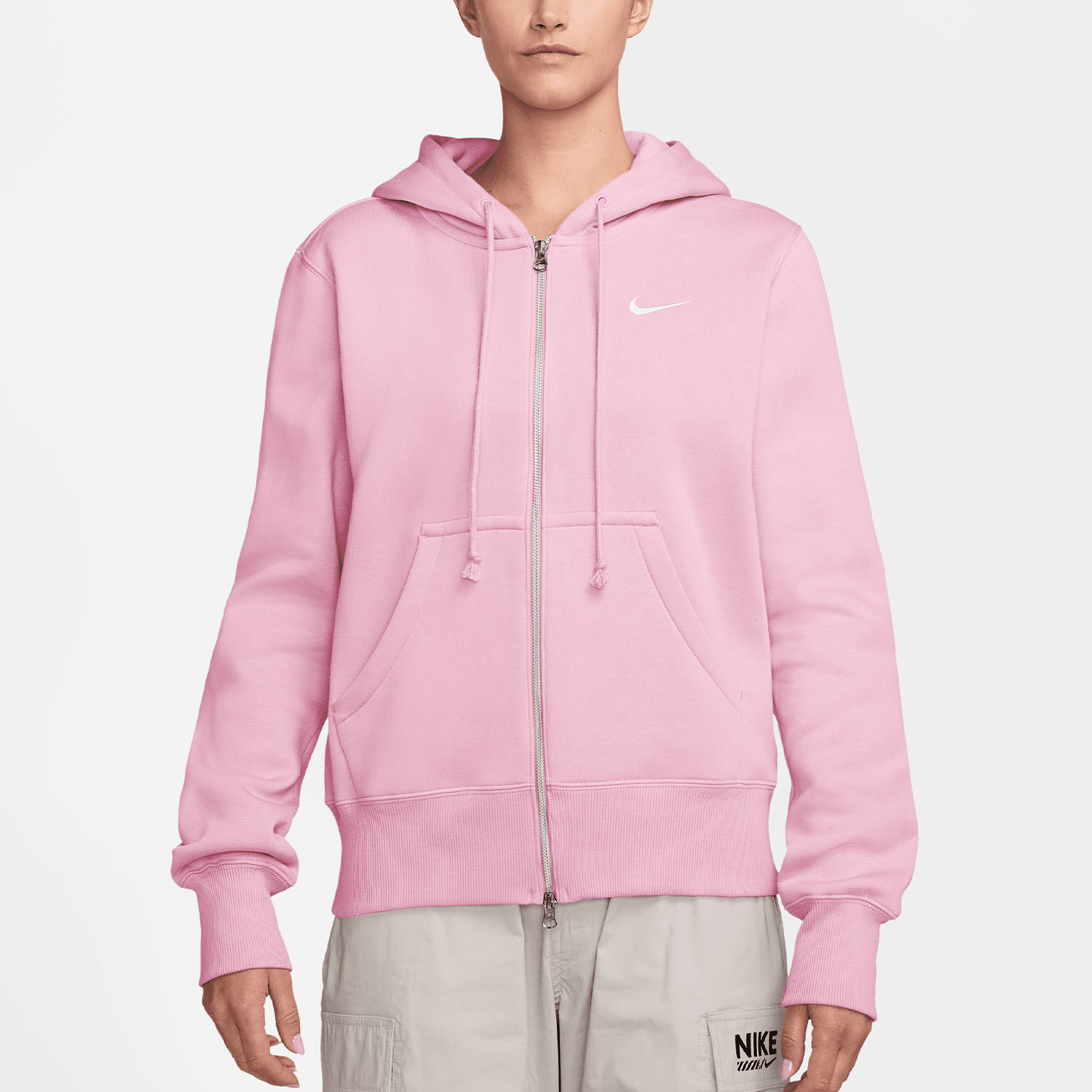 Nike Phoenix Logo Sudadera de Tenis Mujer - Pink Foam/Sail