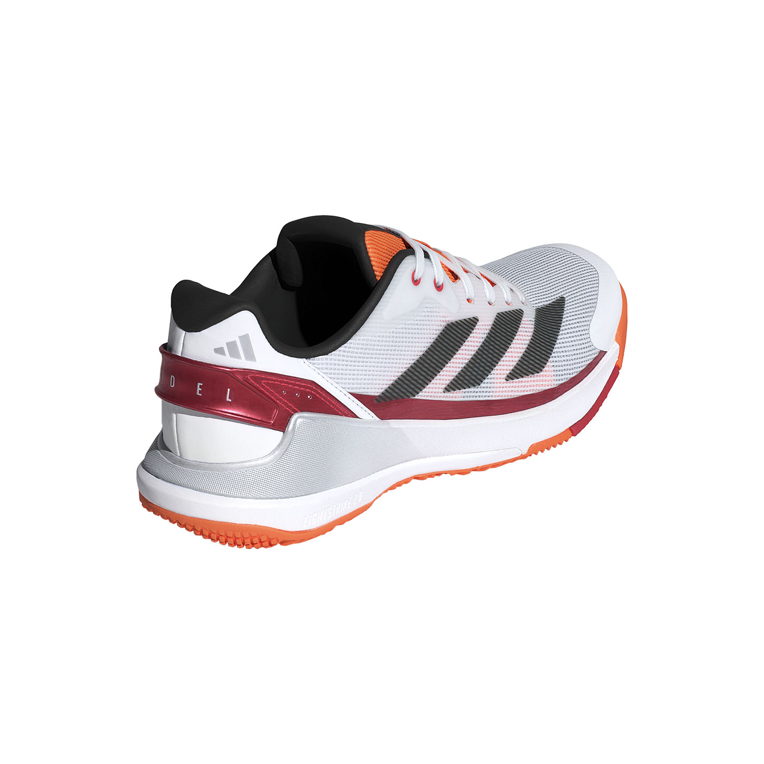 adidas Crazyquick LS Padel - Cloud White/Core Black/Lucid Orange
