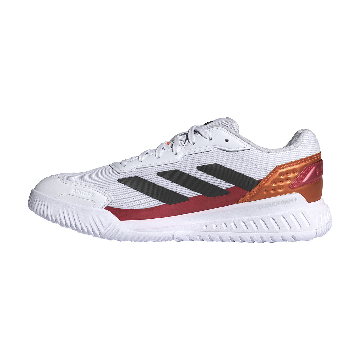 adidas Courtquick Padel - FTWR White/Core Black/Lucid Orange