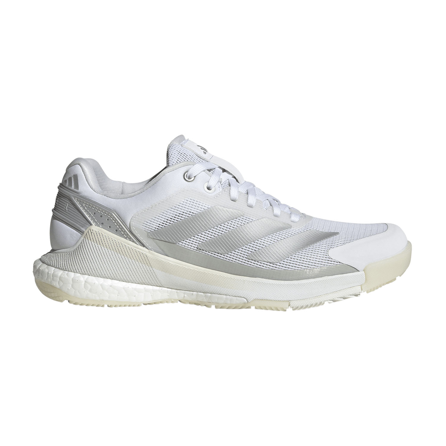 adidas Crazyquick Boost Padel - FTWR White/Silver Metallic/Zero Metallic