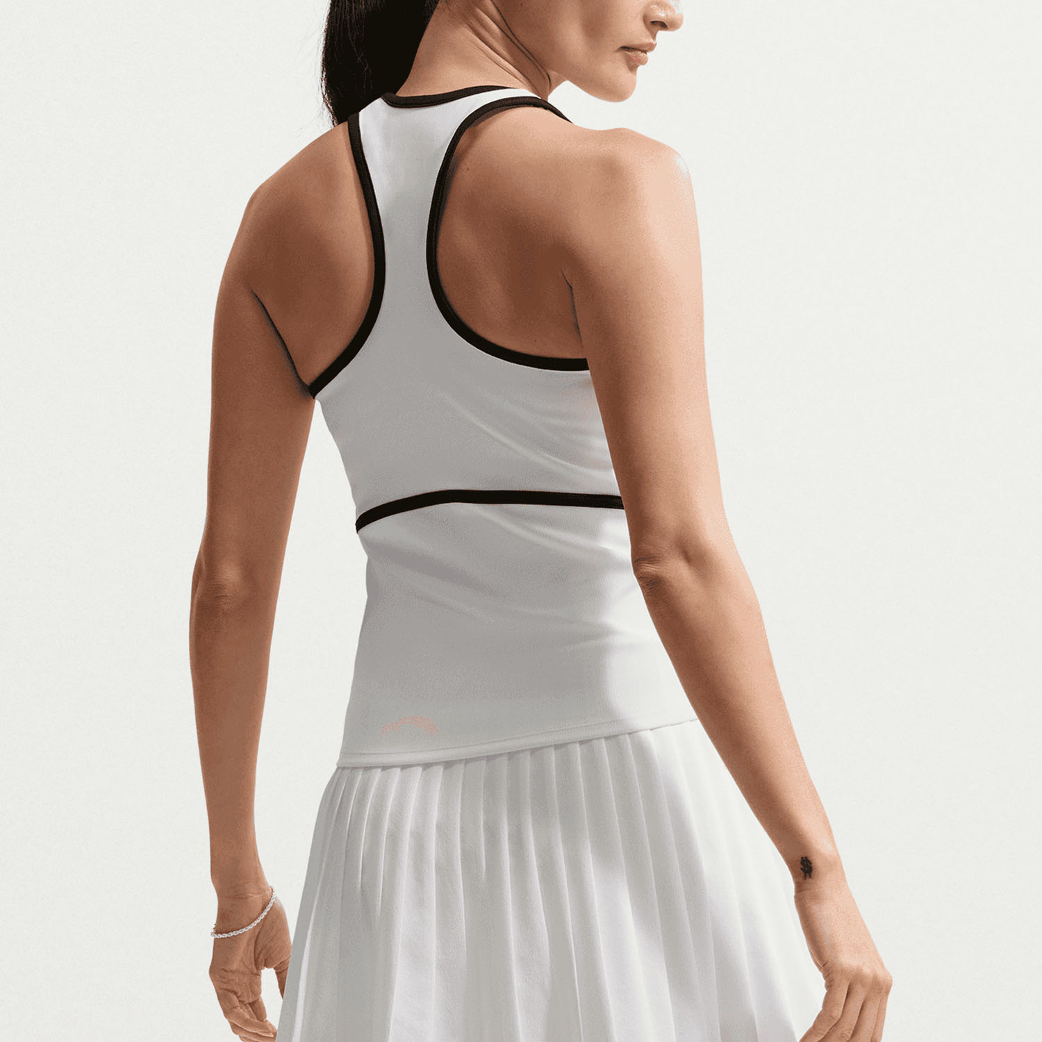 Nike Court Advantage Novelty Women's Tennis Tank - White/Black